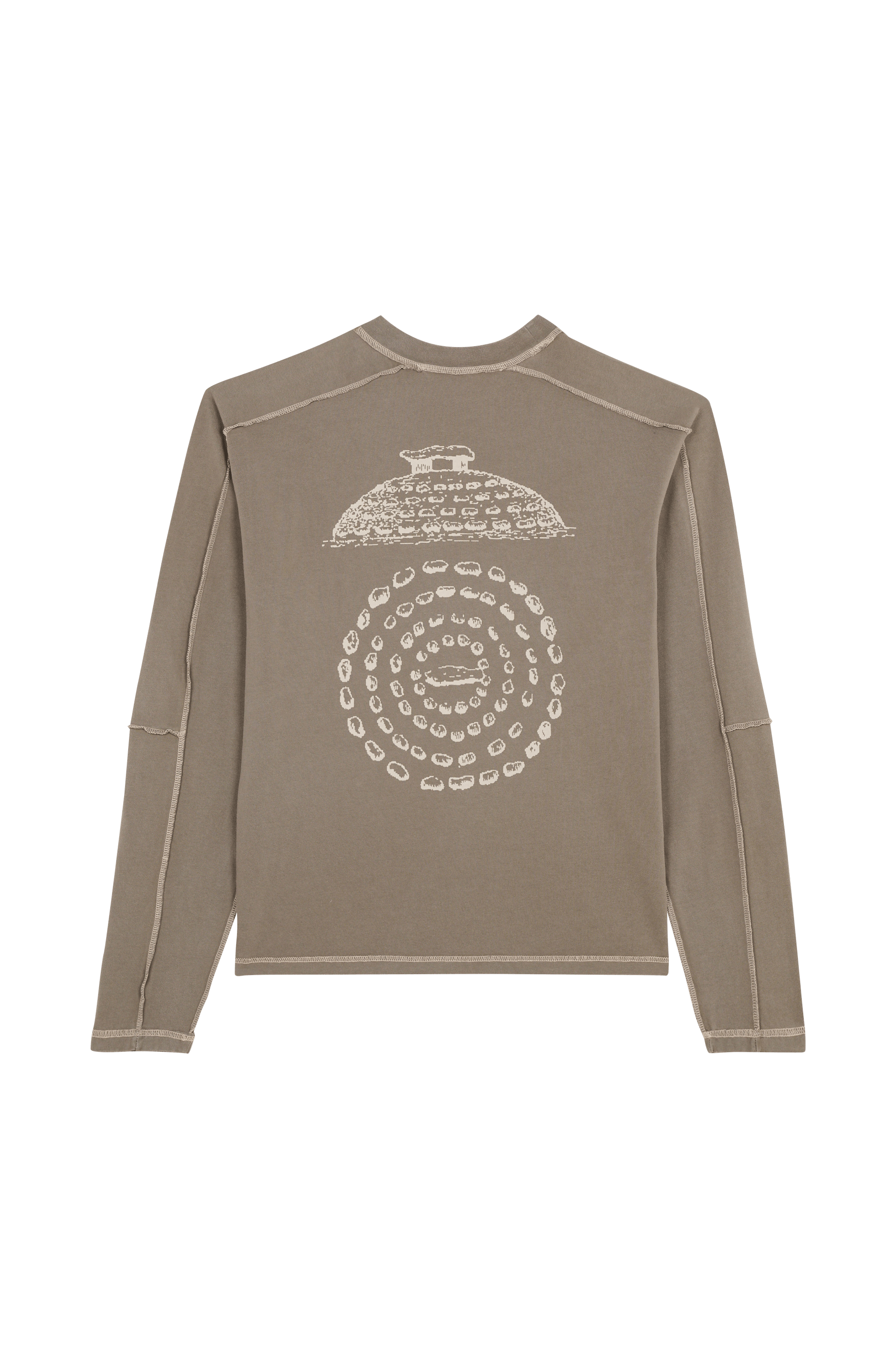 Regular-fit round-neck cotton T-shirt Green