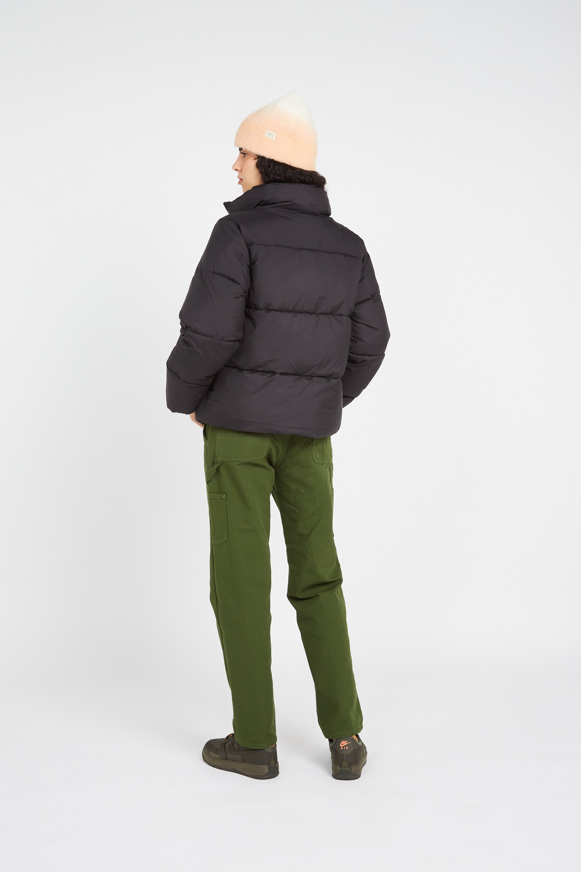 Lightweight quilted padded jacket with high neck | Black by CARHARTT WIP Lightweight quilted padded jacket with high neck Black