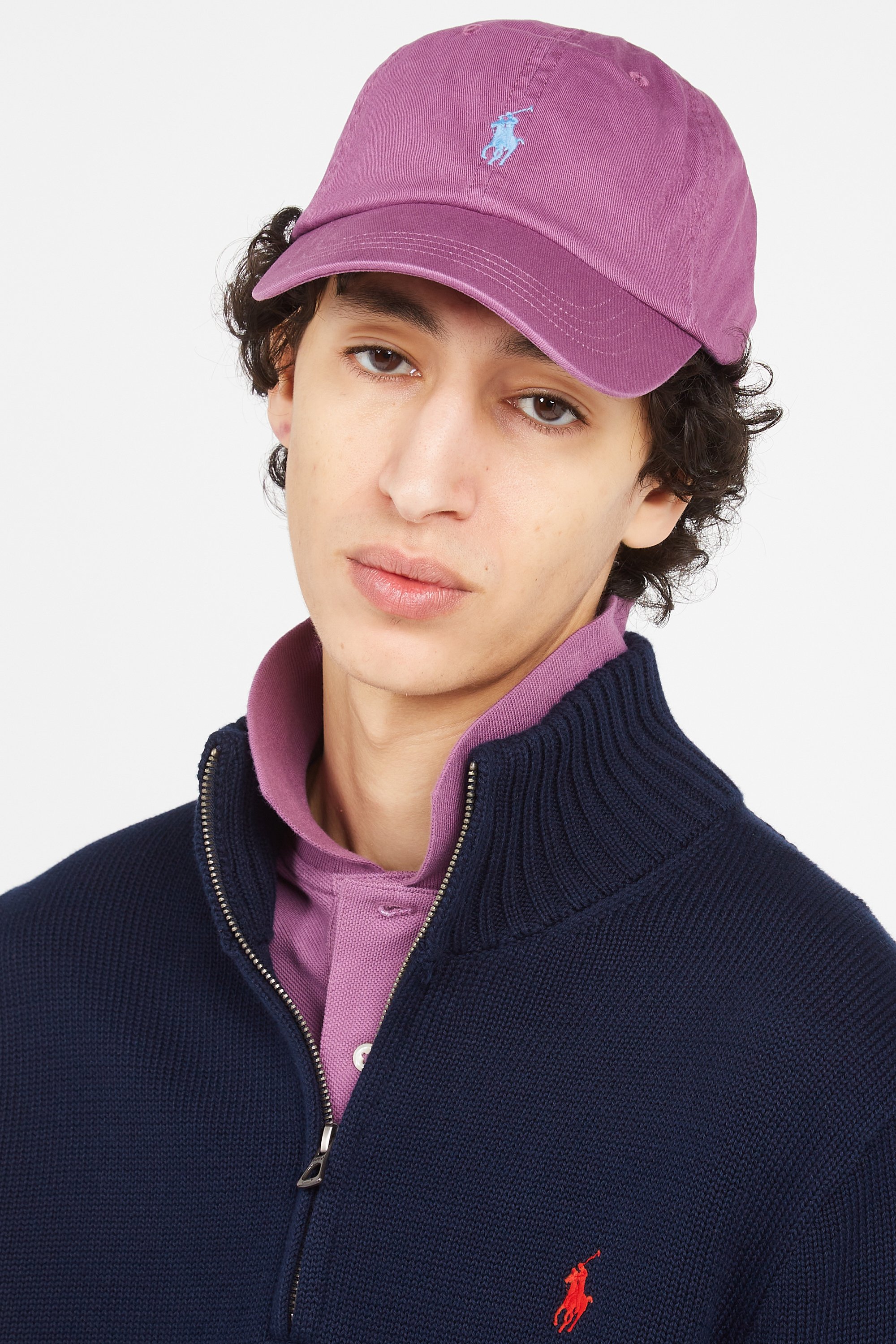 Cotton Cap Ralph Lauren Purple Cap Baseball Cap Casquette