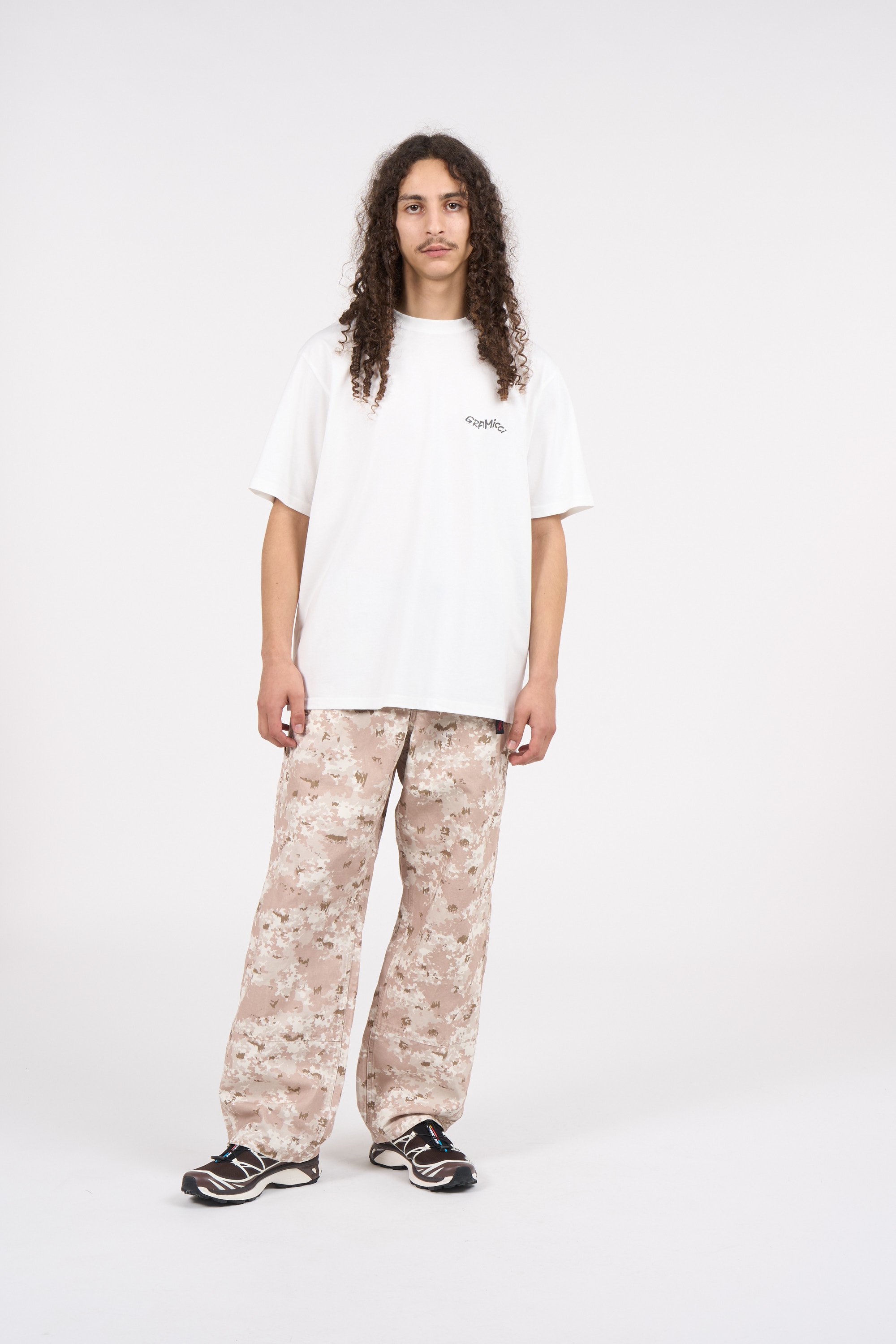 Regular-fit round-neck cotton T-shirt GRAMICCI White