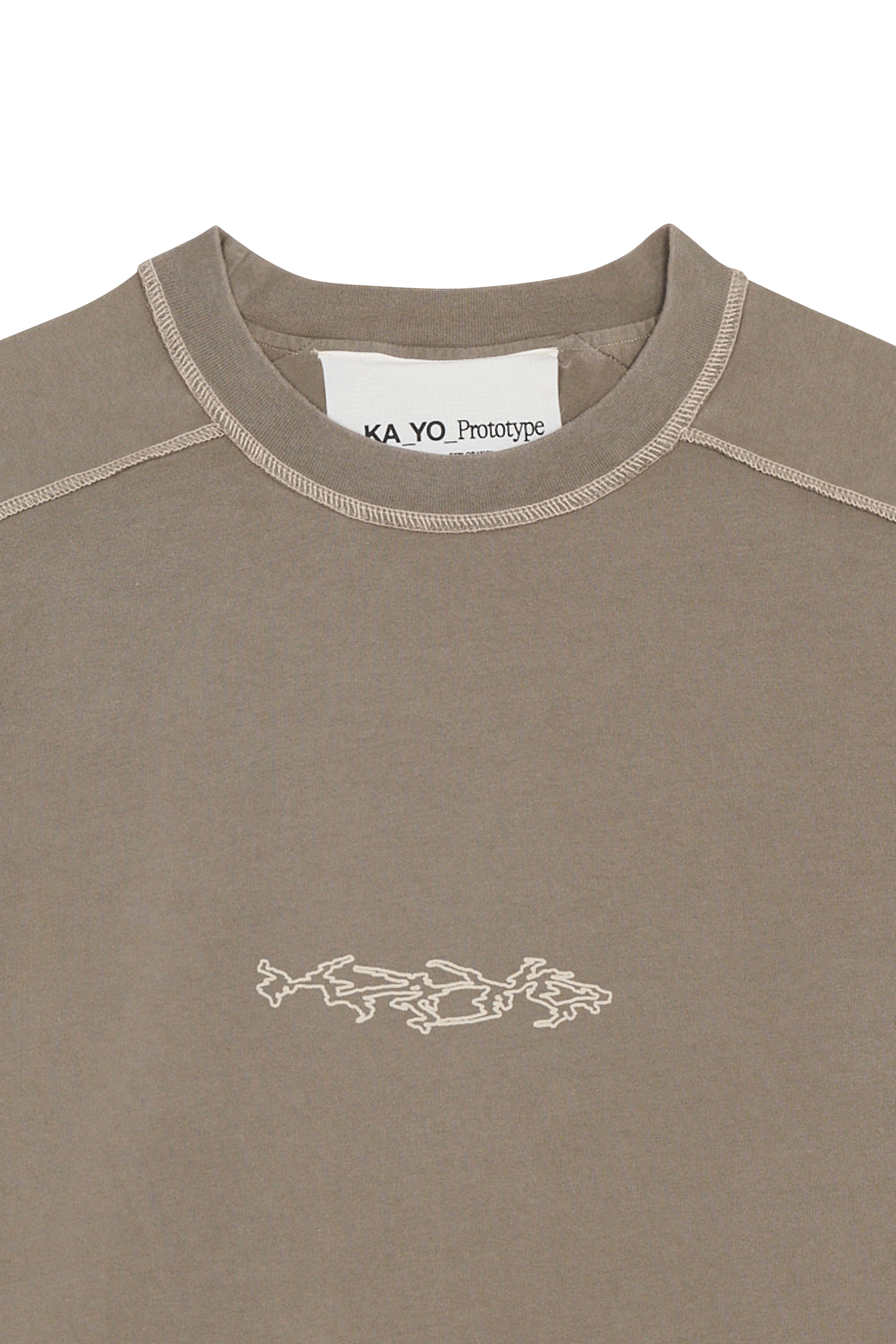 Regular-fit round-neck cotton T-shirt Green