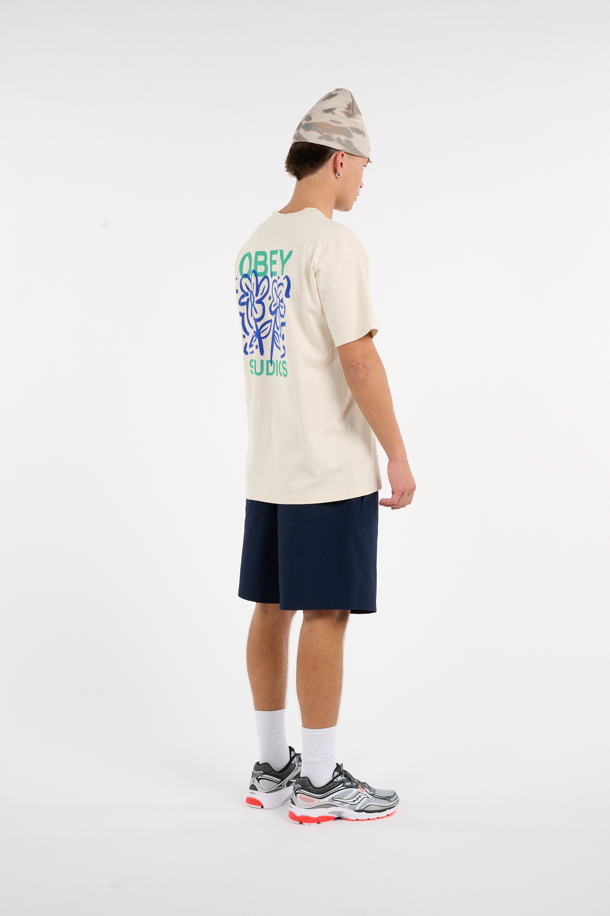Men?s Storm 96 LO fabric and leather sneakers | Grey SAUCONY Men
