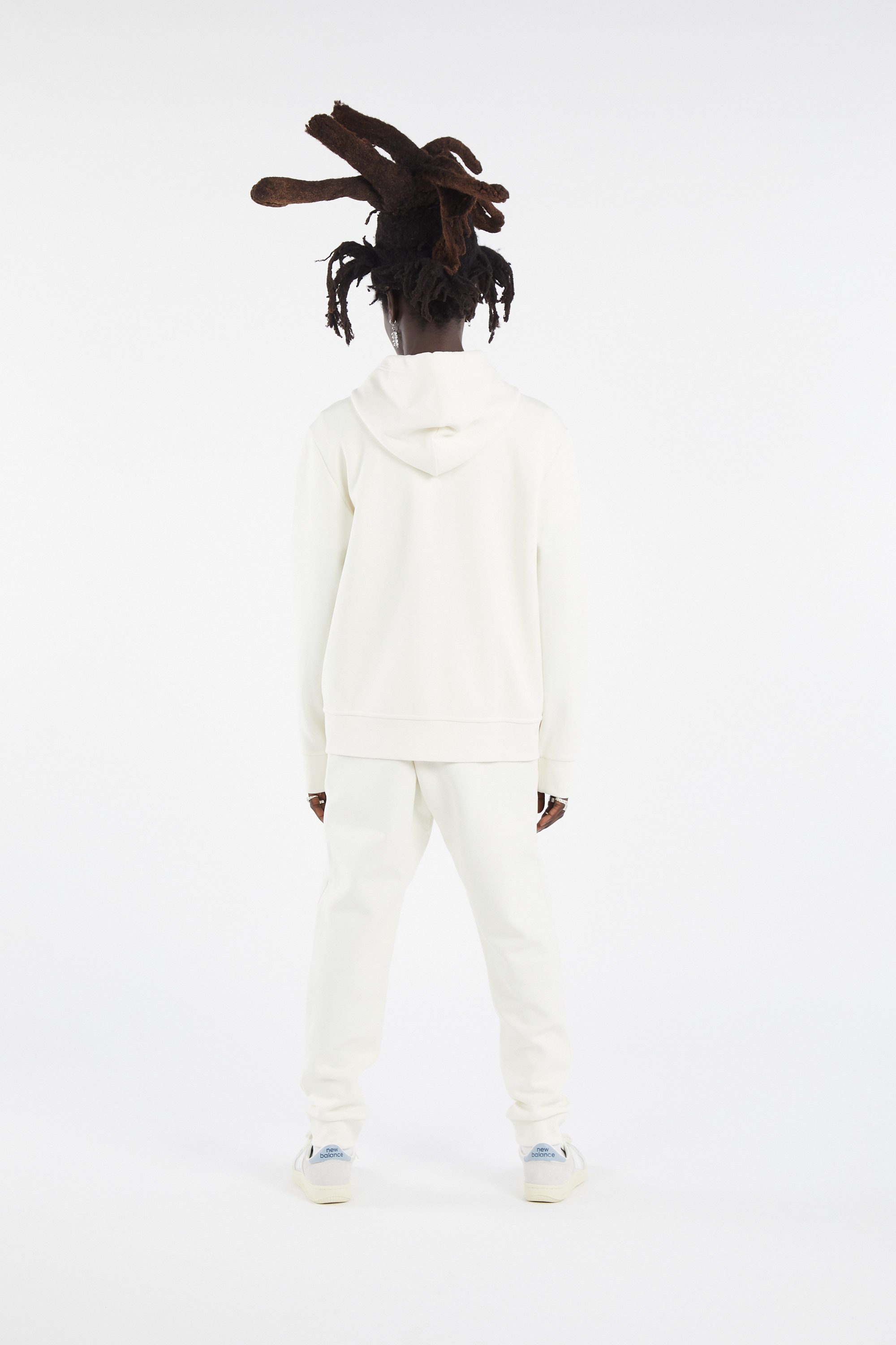 Zip-up hoodie Beige
