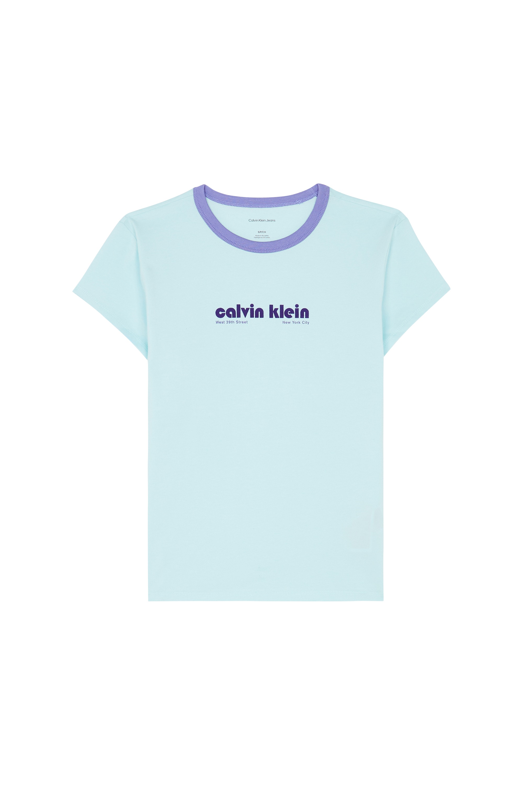 Regular-fit round-neck cotton T-shirt Green
