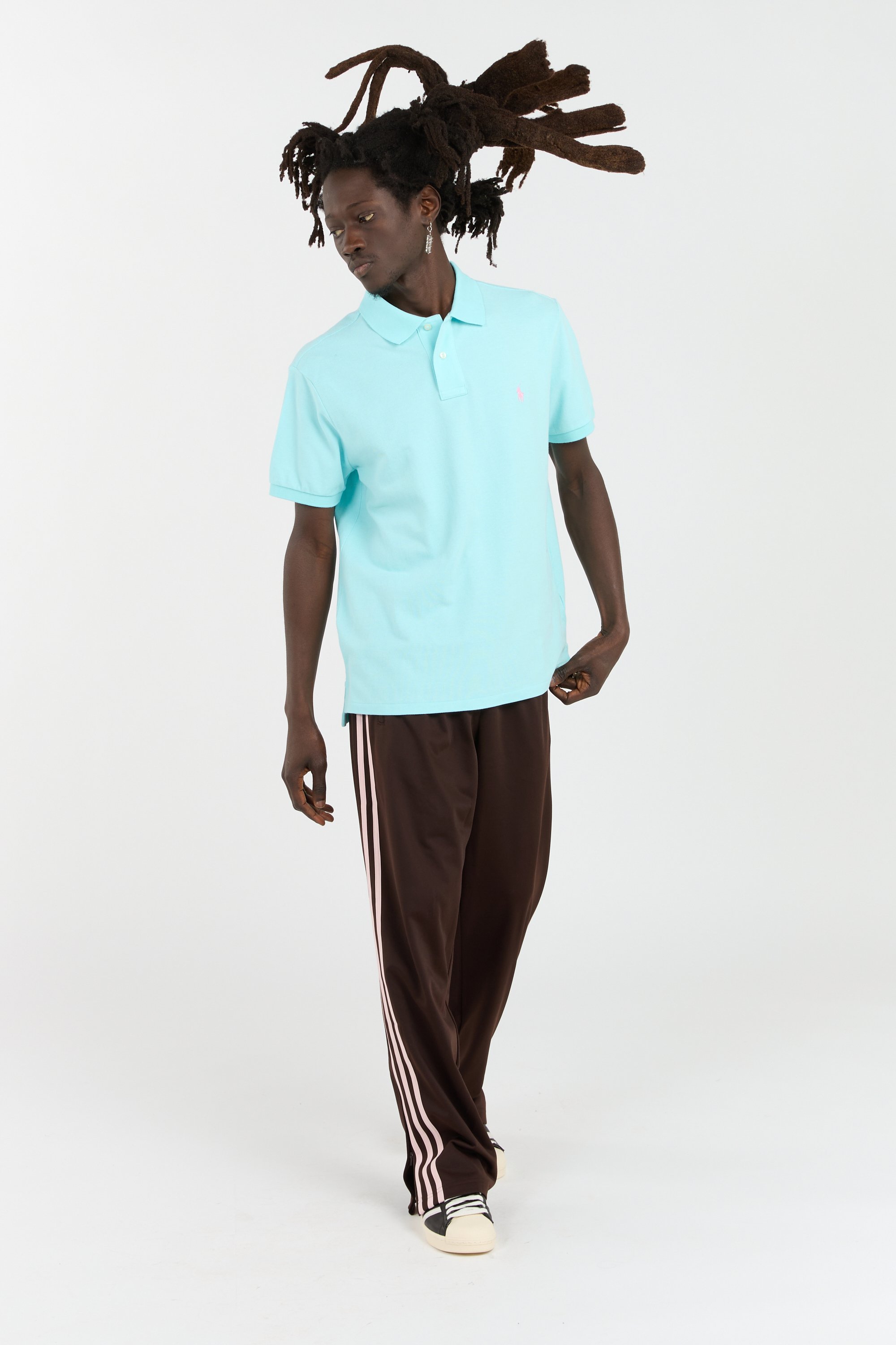 Cotton polo shirt Blue