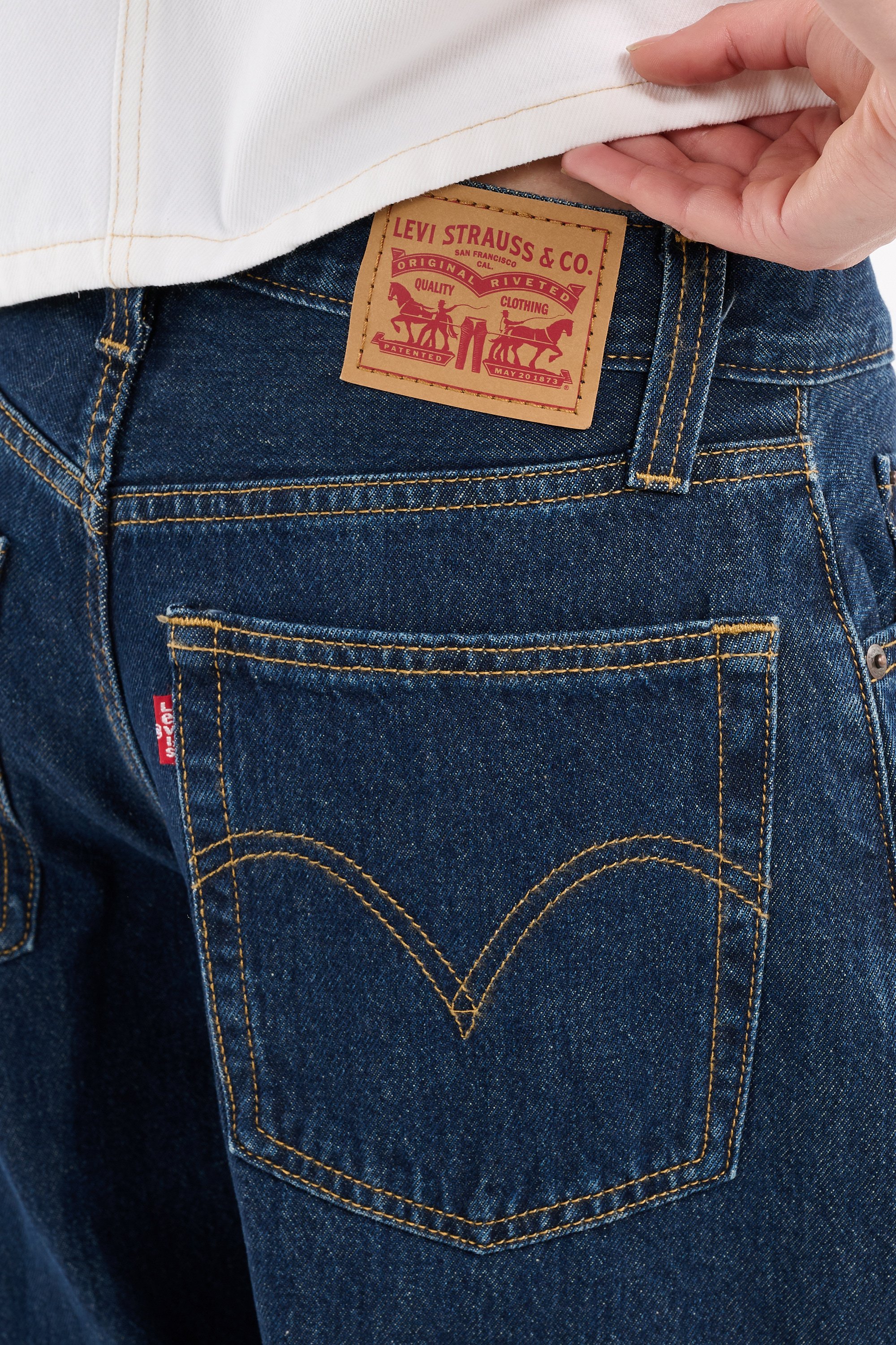 Jean ballon en coton | Bleu LEVI'S Femme