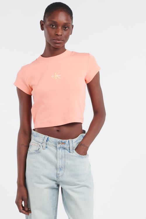 CALVIN KLEIN T-shirt Orange