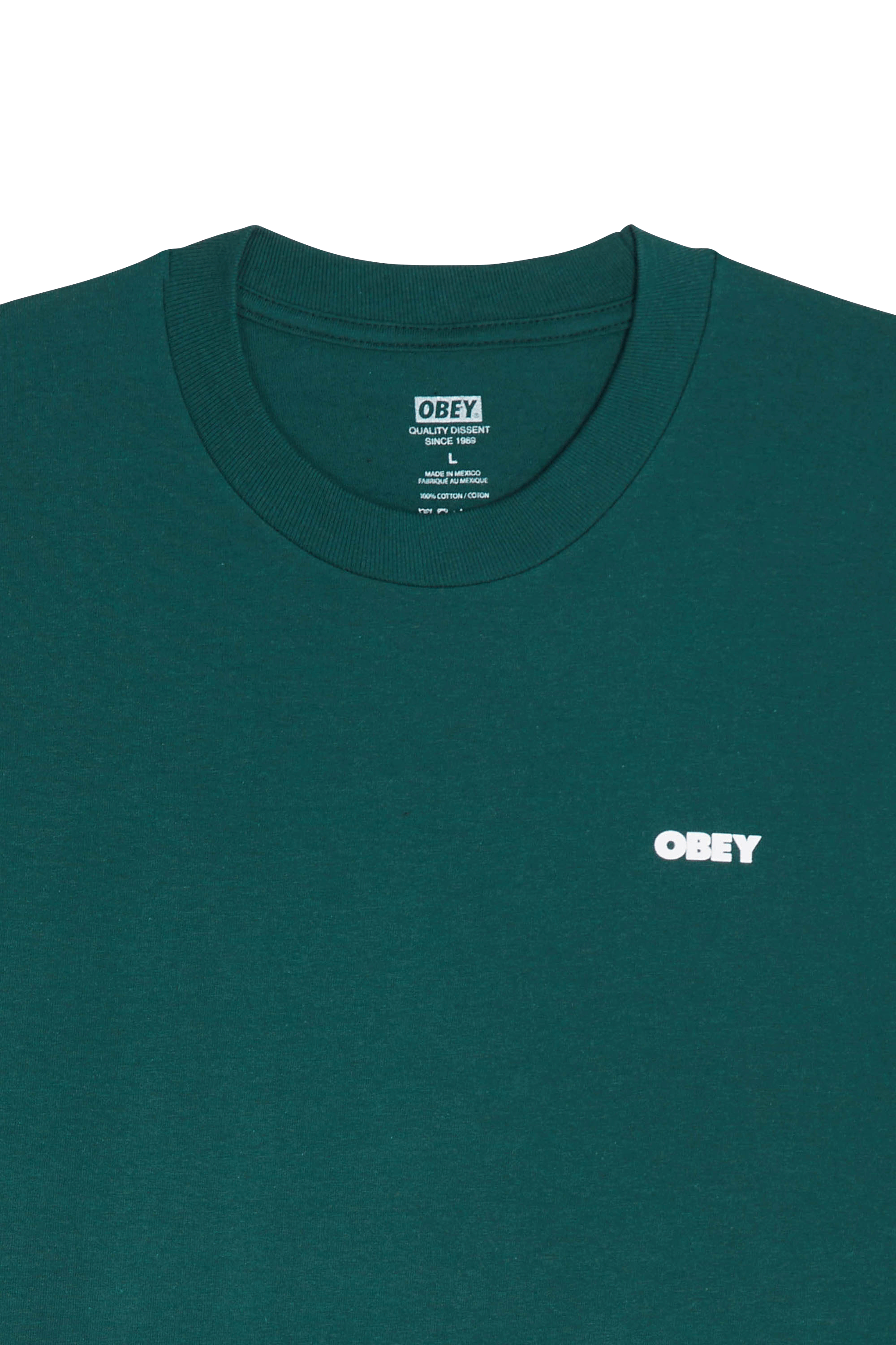 Regular-fit round-neck cotton T-shirt Green