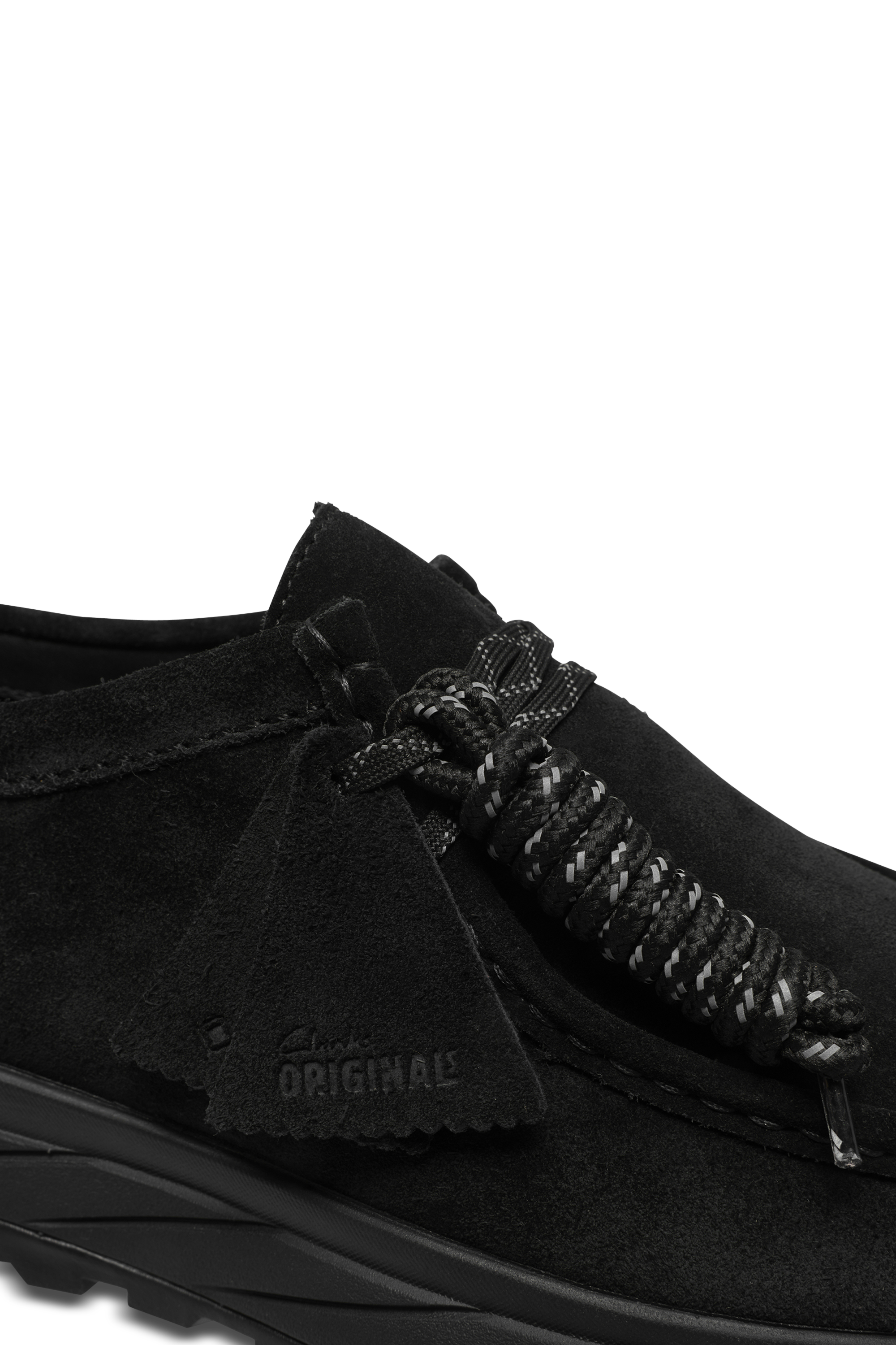 Men?s Storm 96 LO fabric and leather sneakers | Black CLARKS ORIGINALS Men