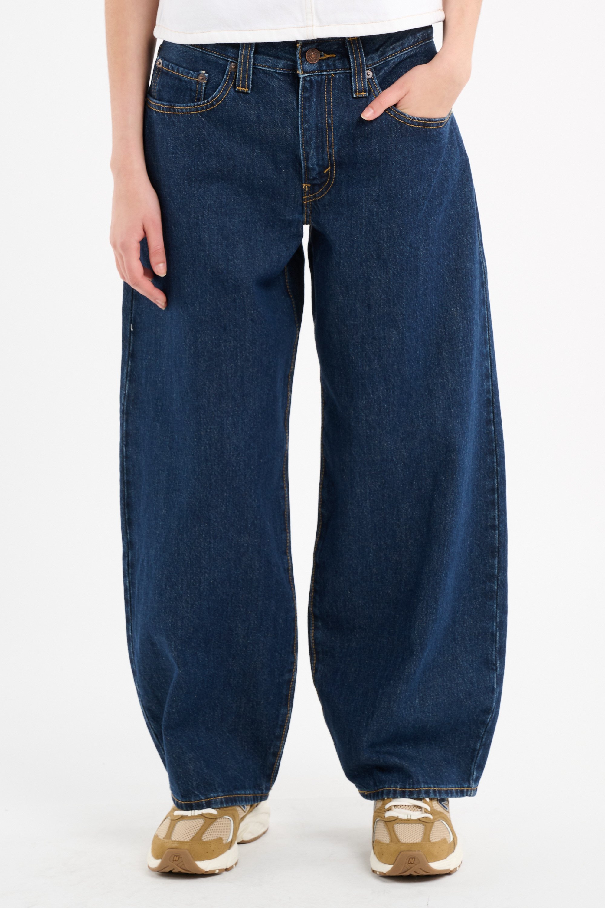 Jean ballon en coton | Bleu LEVI'S Femme