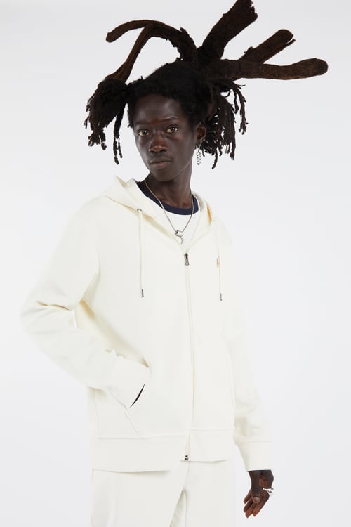 POLO RALPH LAUREN Hoodie zippé Beige