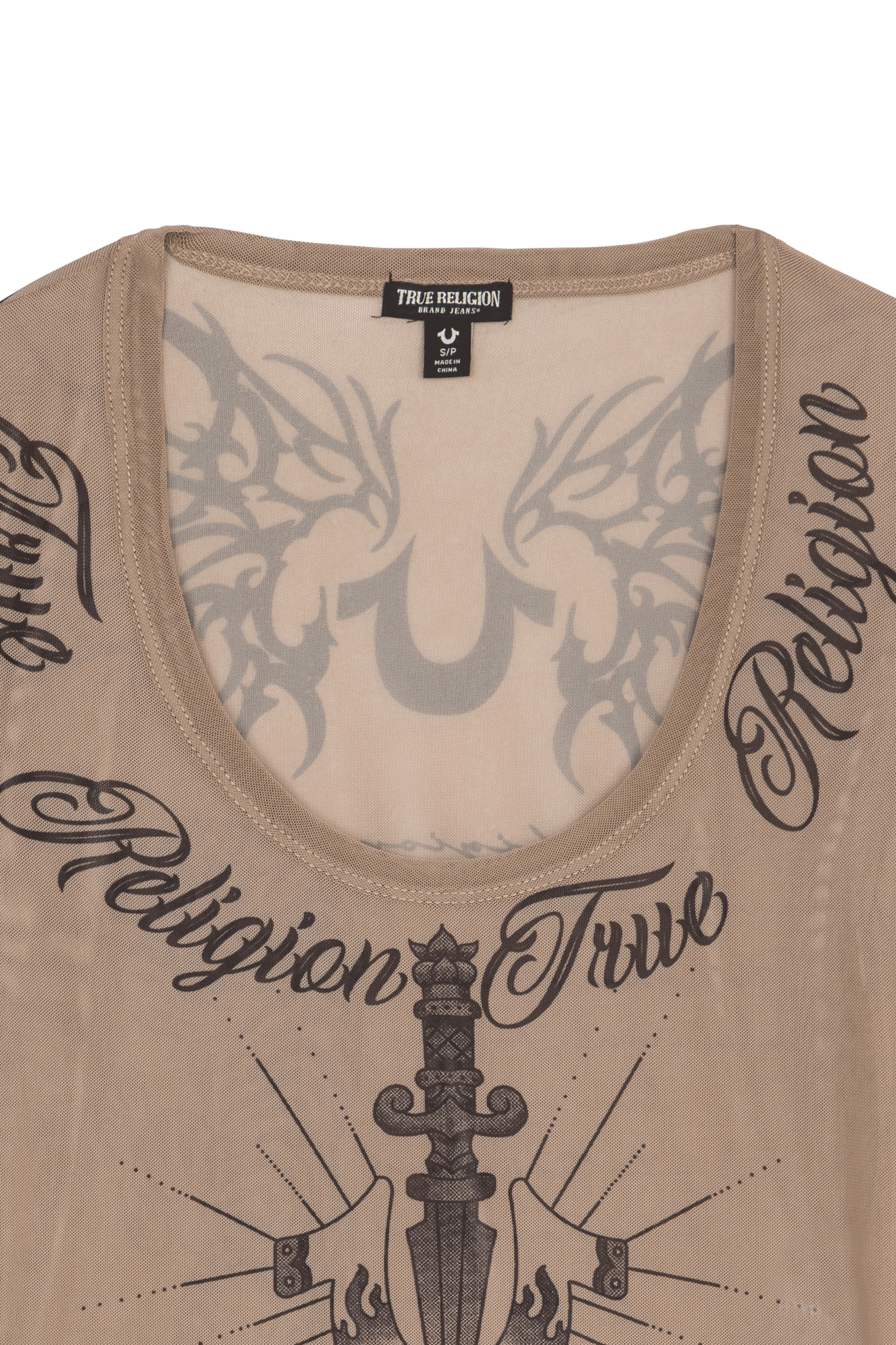 Top | Beige TRUE RELIGION Femme