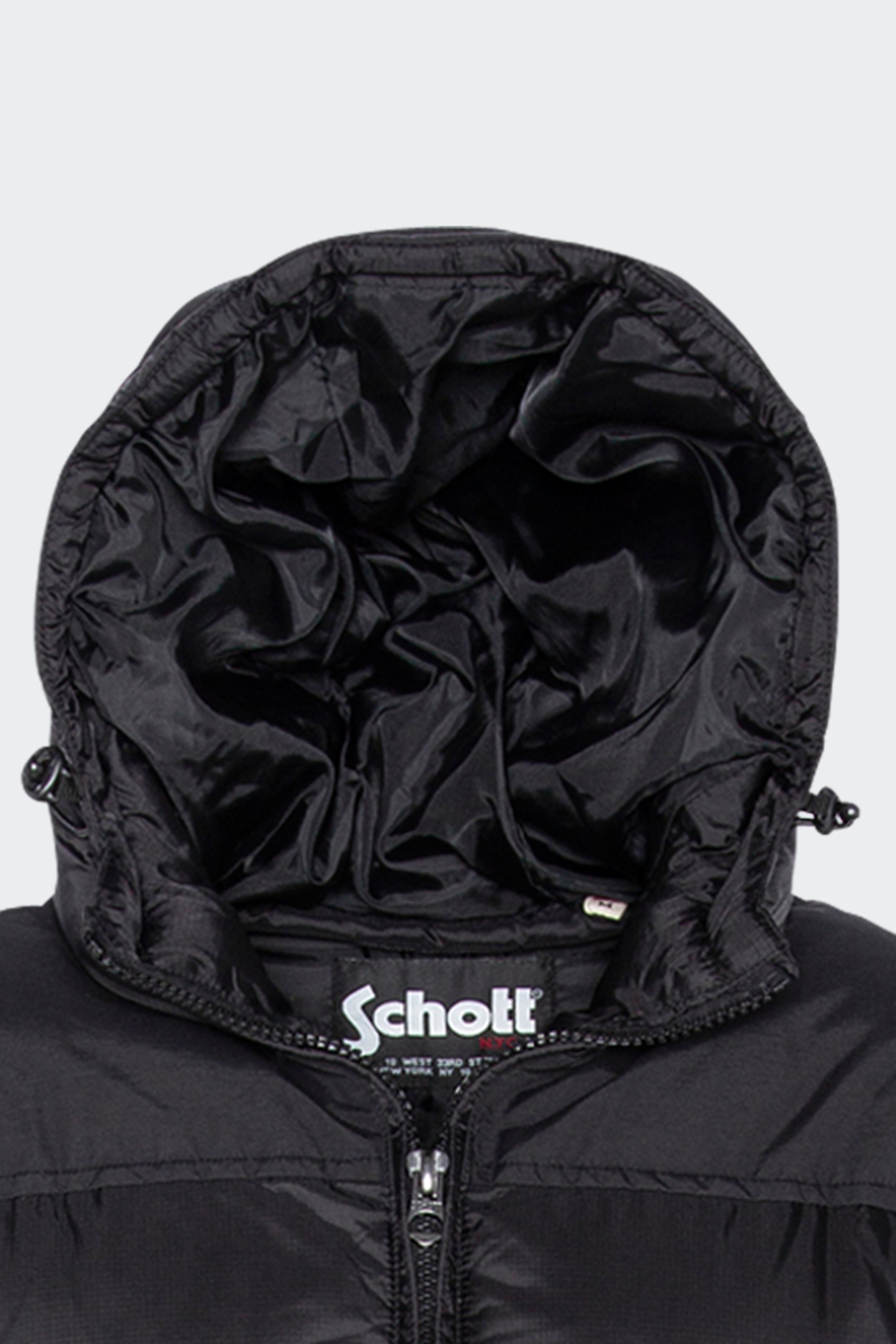 Puffer Jacket | Black by SCHOTT Puffer Jacket Black