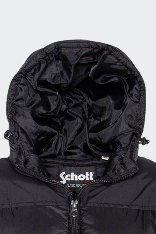 SCHOTT Puffer Jacket Black