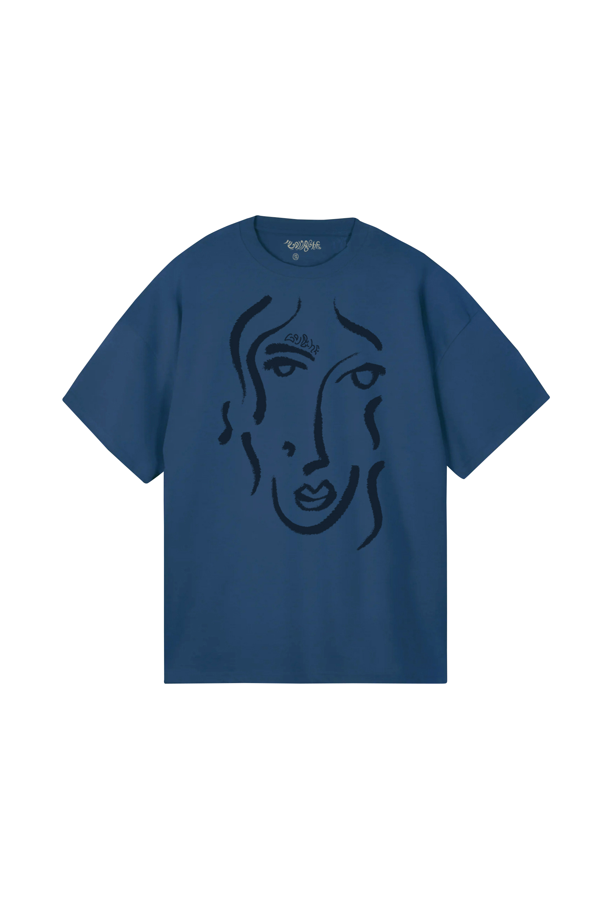 T-shirt PORTRAIT Bleu