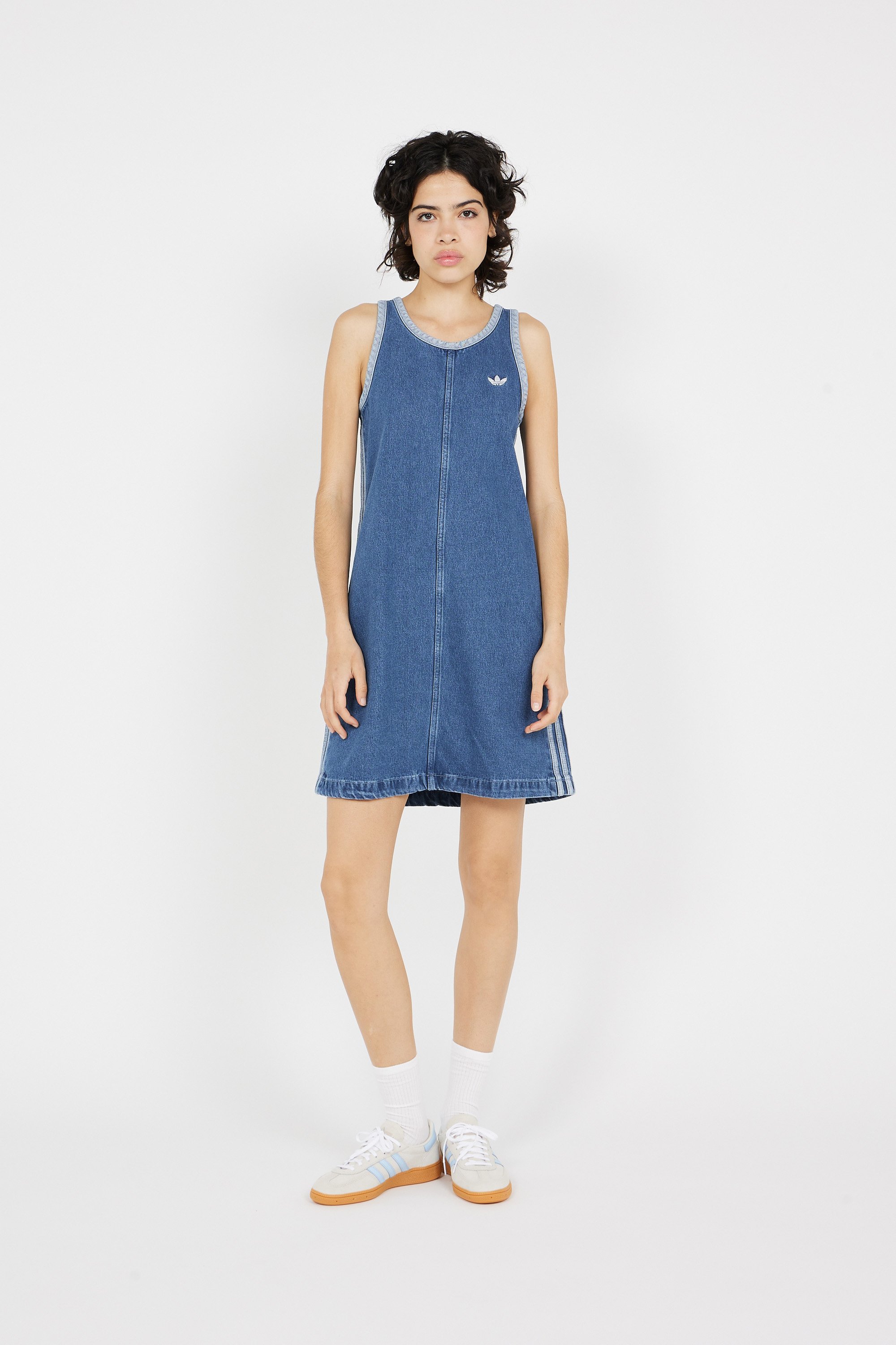 adidas★DENIM 3S DRESS Dress Denim 3s Dress Blue Adidas - Women | Citadium