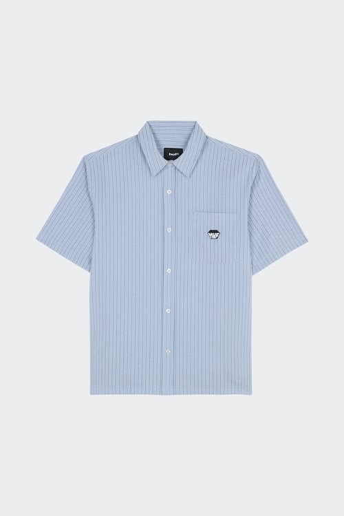 Huf - Chemise - Taille L Bleu homme