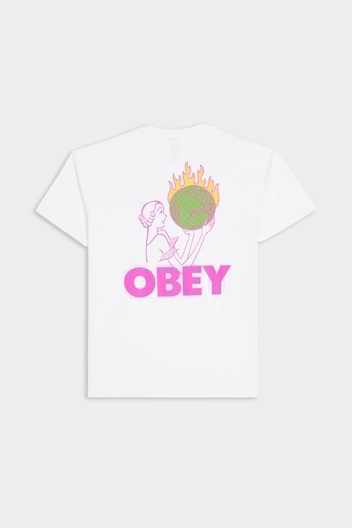 OBEY T-shirt Blanc