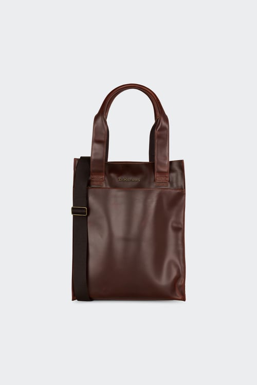 DR MARTENS - Sac shoppinge en cuir - Taille TU Marron