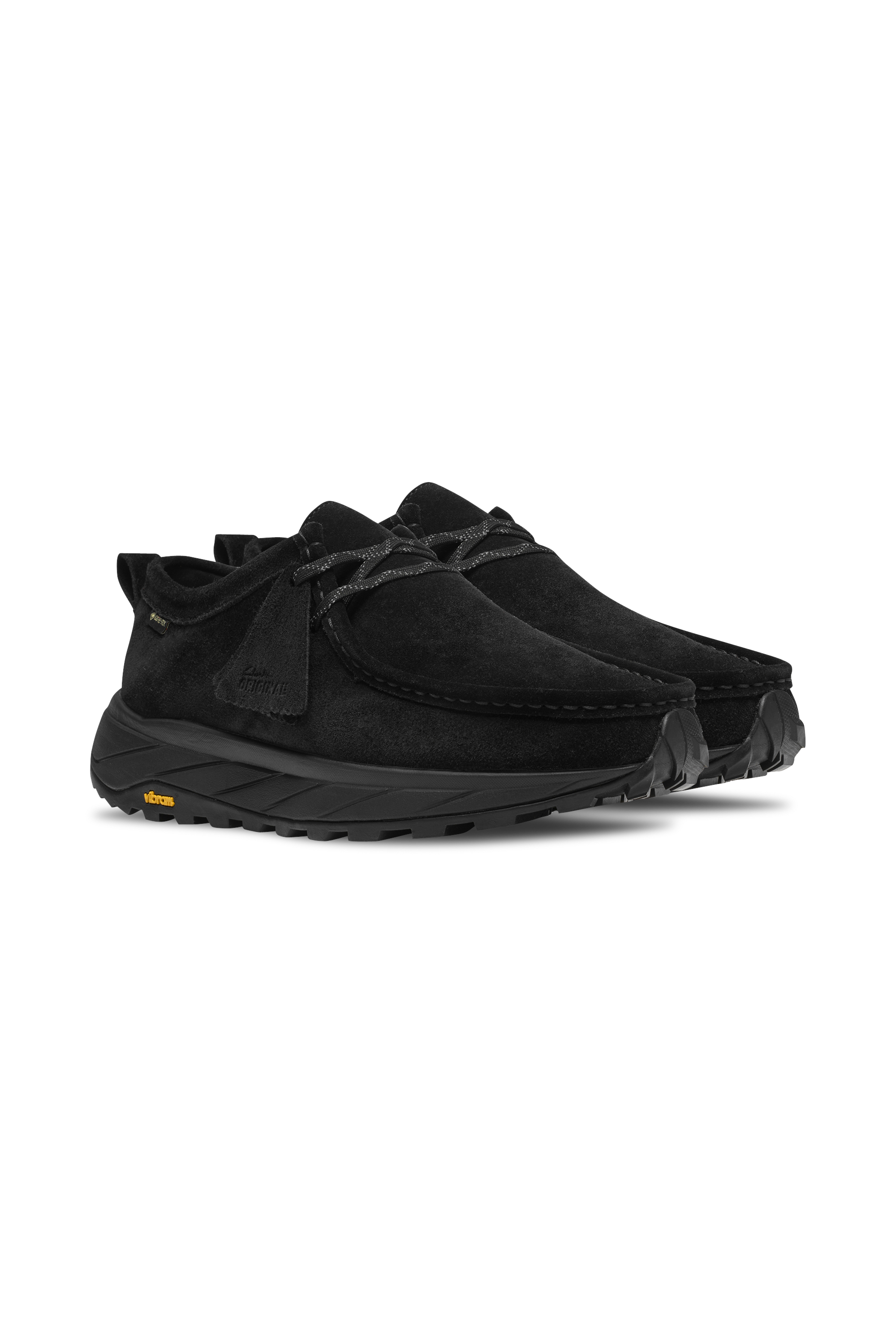 Men?s Storm 96 LO fabric and leather sneakers | Black CLARKS ORIGINALS Men
