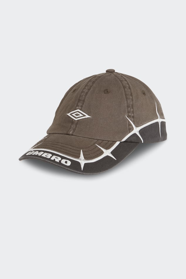 【UMBRO】 Graphic half-brim cap /追跡付 Baseball Cap Spikes Cap Green Umbro Slam Jam - Men | Citadium
