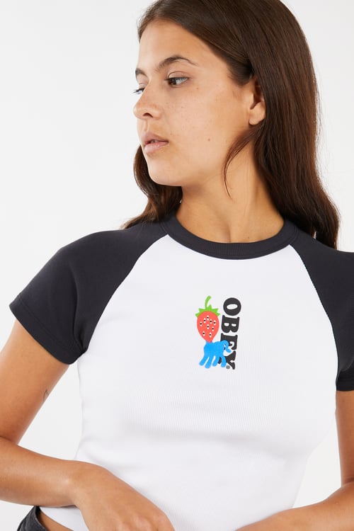 OBEY T-shirt Blanc