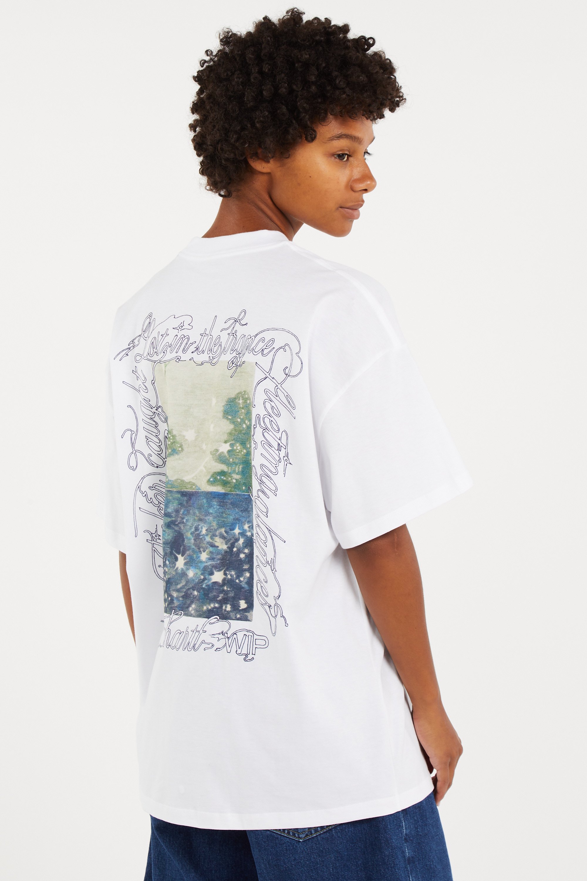 Printed organic cotton t-shirt | White CARHARTT WIP Women