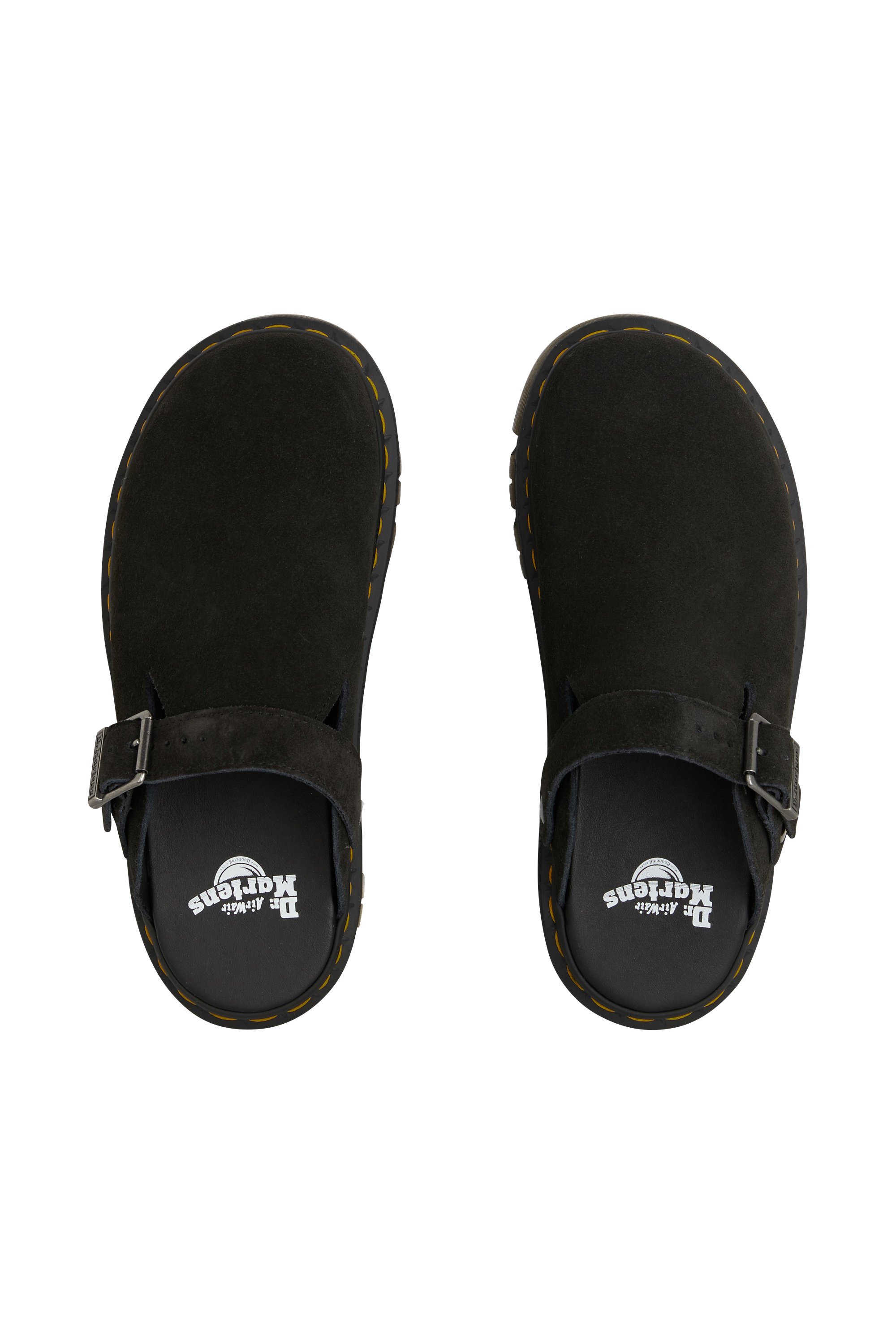 Sandales plates DR. MARTENS Noir