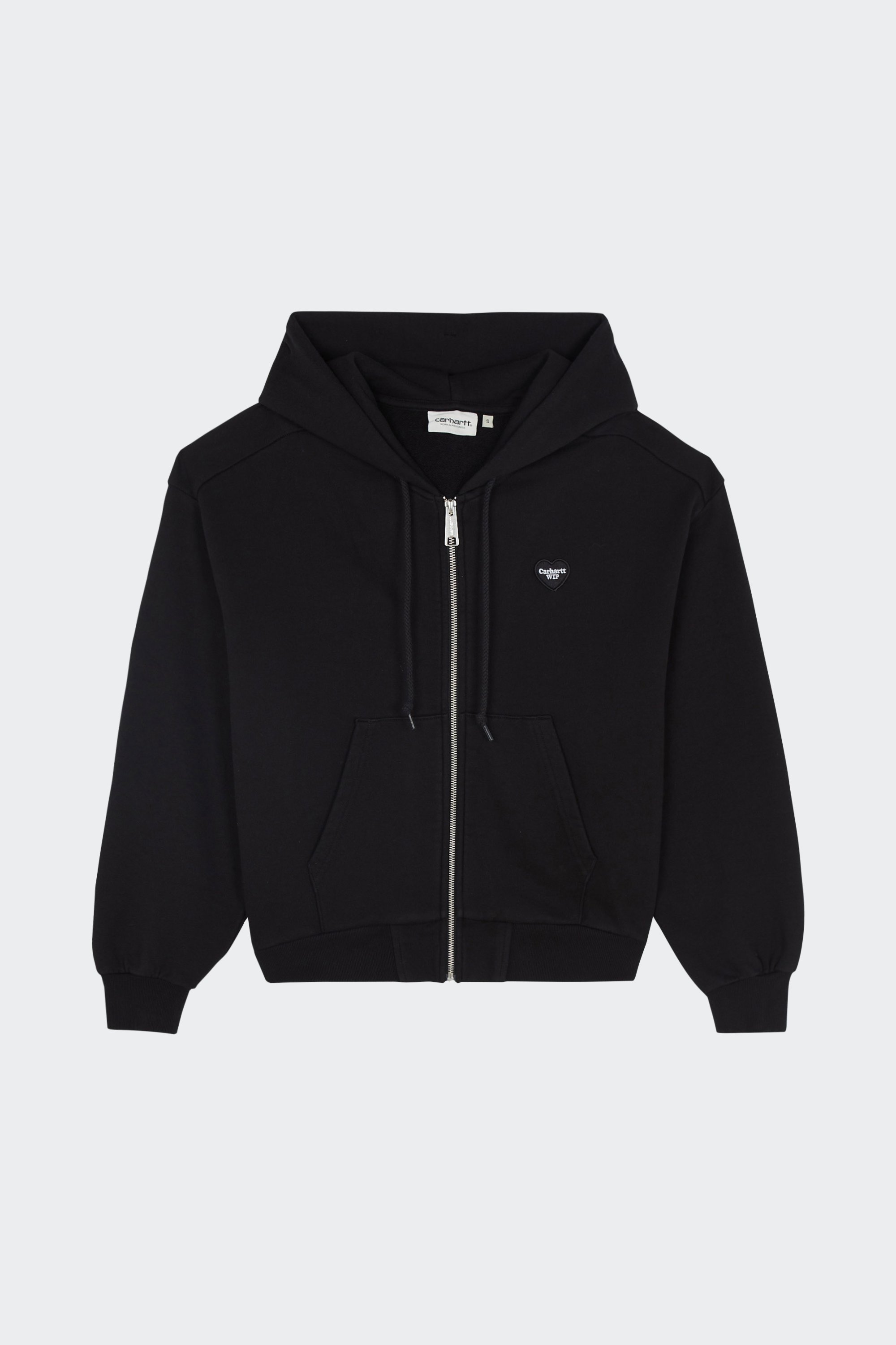 Regular-fit zip-up cotton-blend hoodie with Pony Player | Black by CARHARTT WIP Regular-fit zip-up cotton-blend hoodie with Pony Player Black