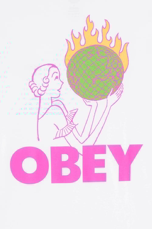OBEY T-shirt Blanc