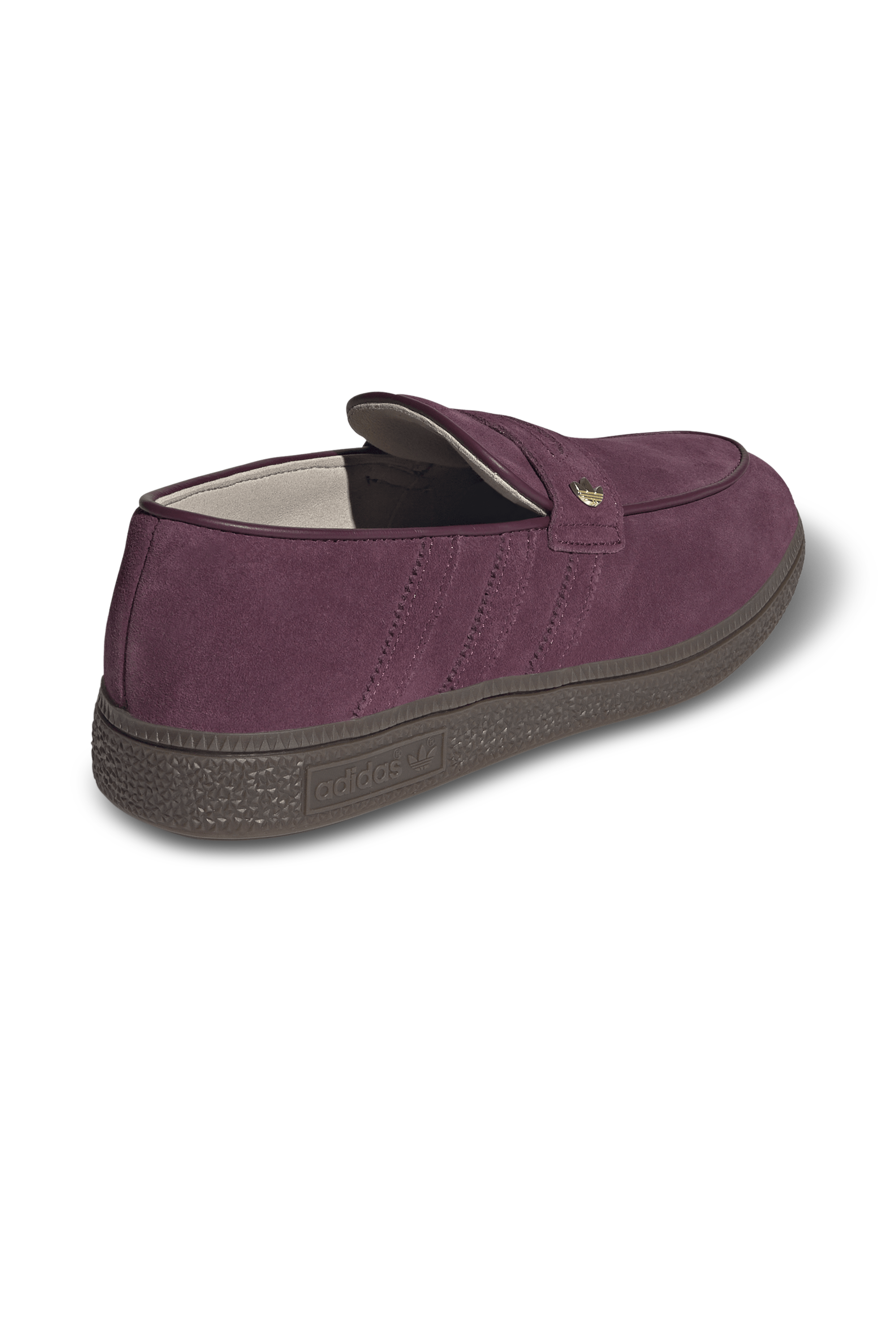Leather deck shoes | Burgundy ADIDAS Women