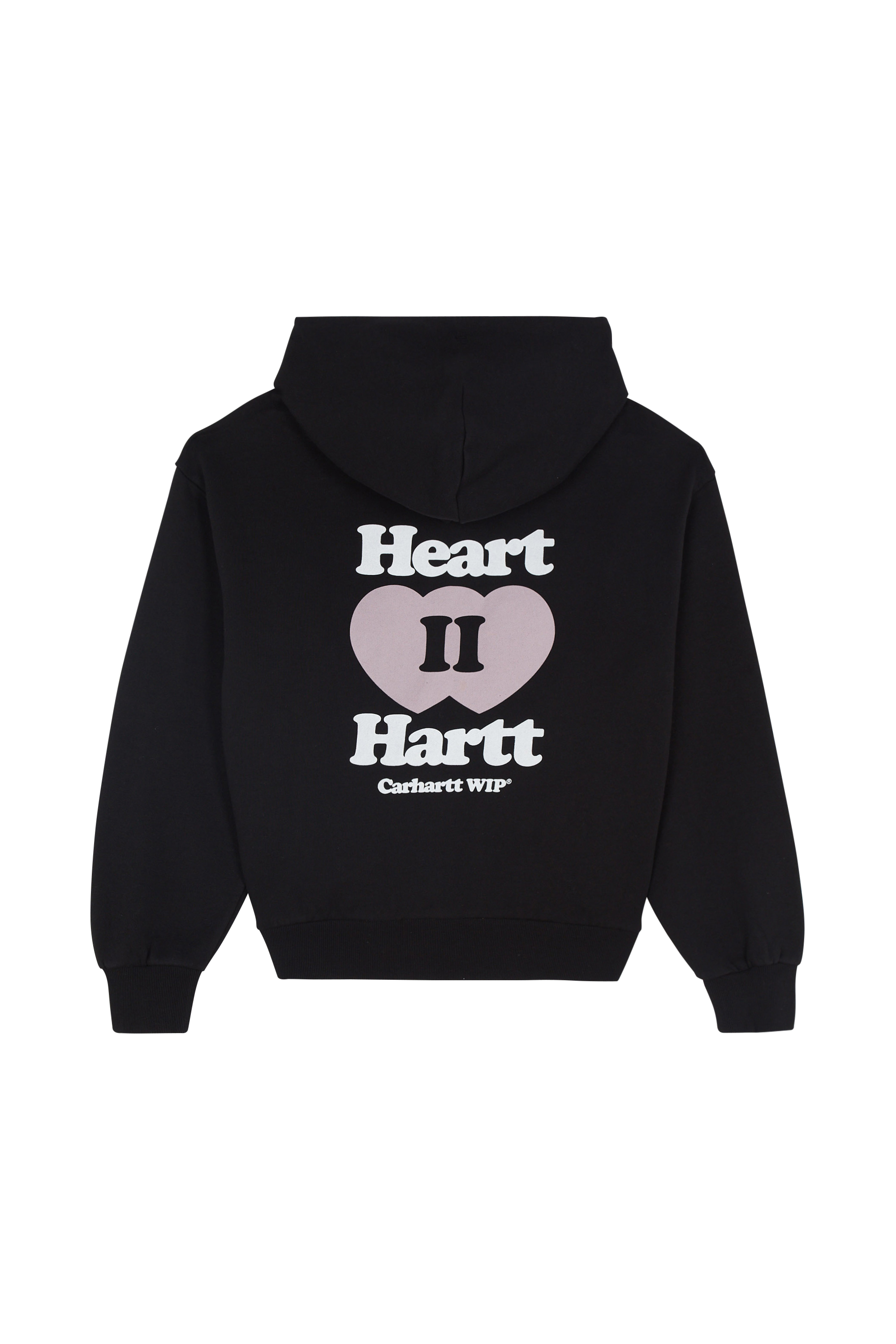 Regular-fit zip-up cotton-blend hoodie with Pony Player Black