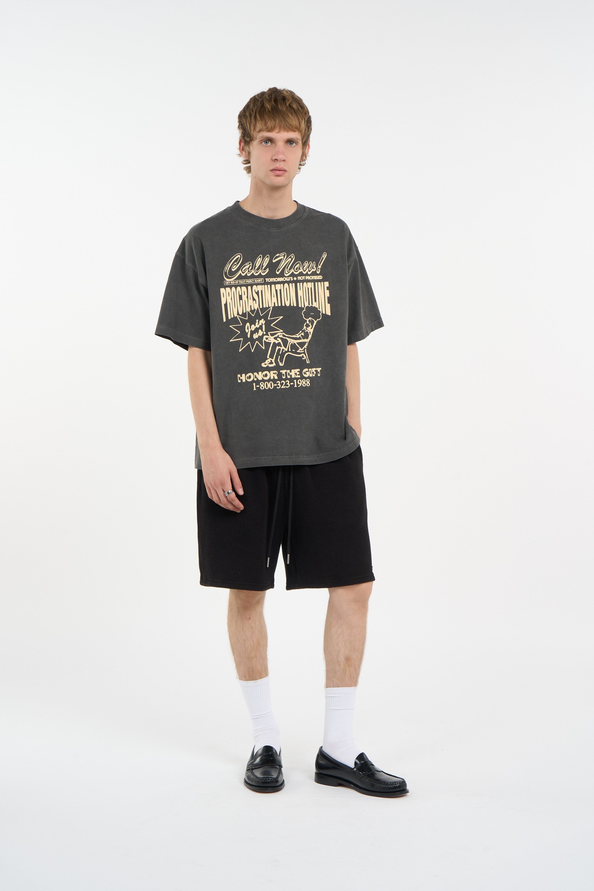 T-shirt | Noir HONOR THE GIFT Homme