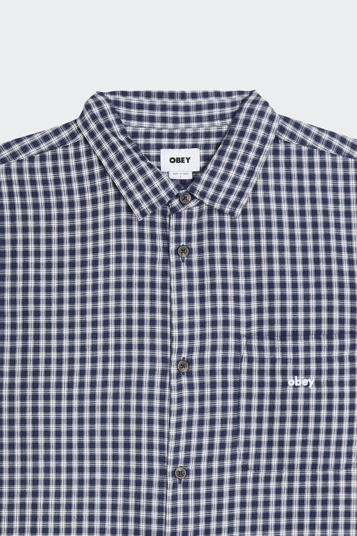 OBEY Chemise Bleu