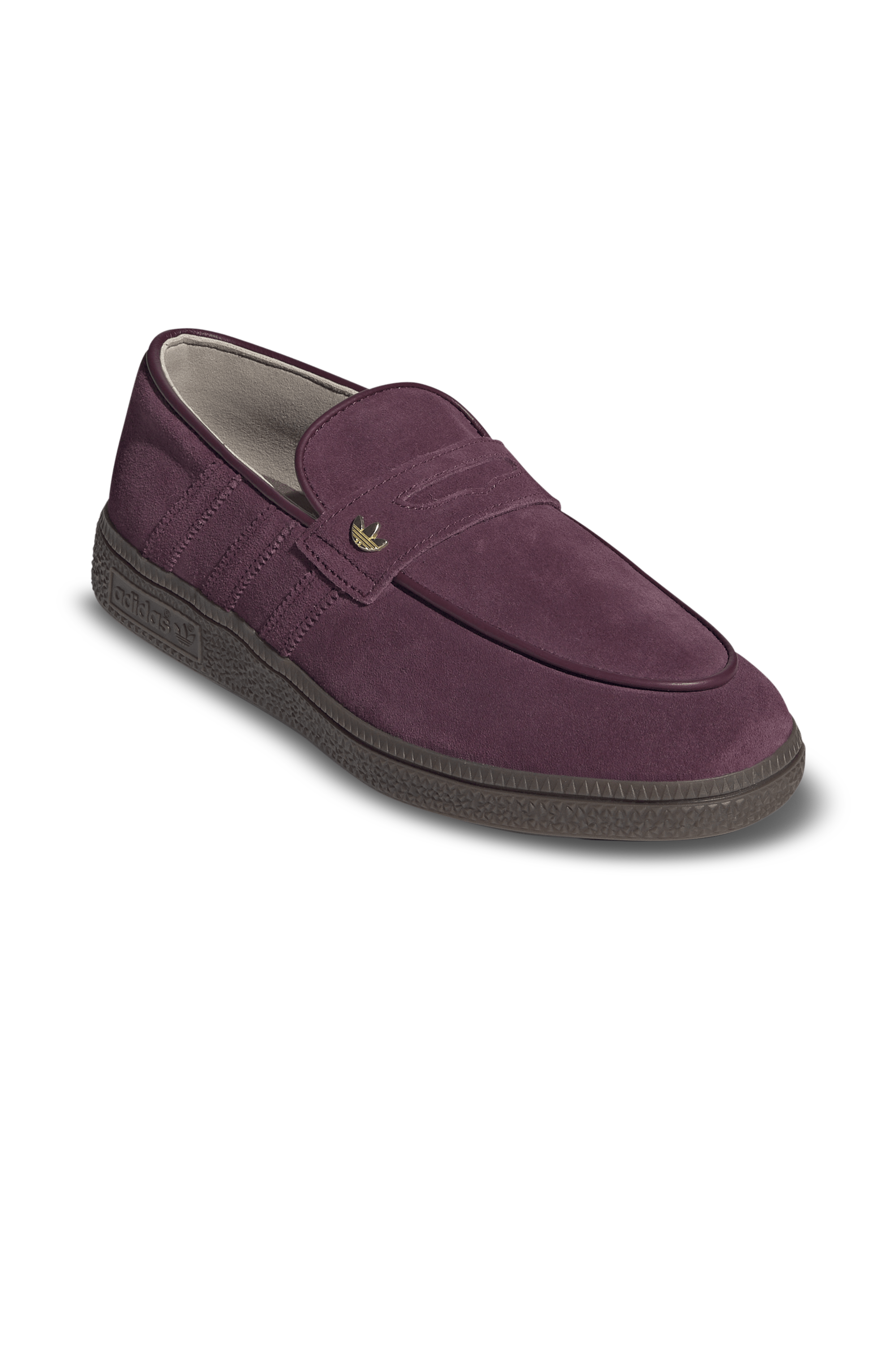 Leather deck shoes | Burgundy ADIDAS Women
