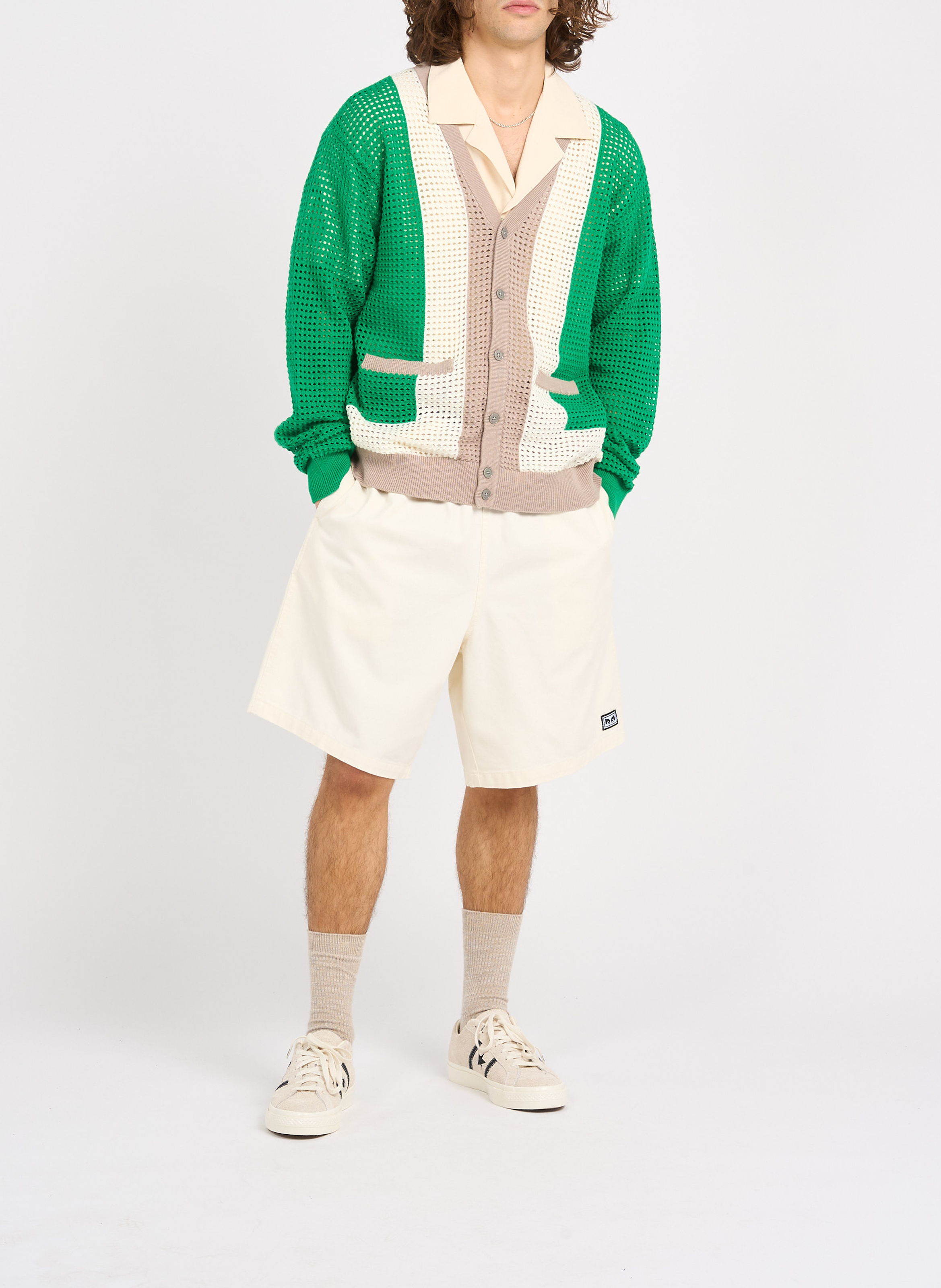 Cardigan OBEY Vert