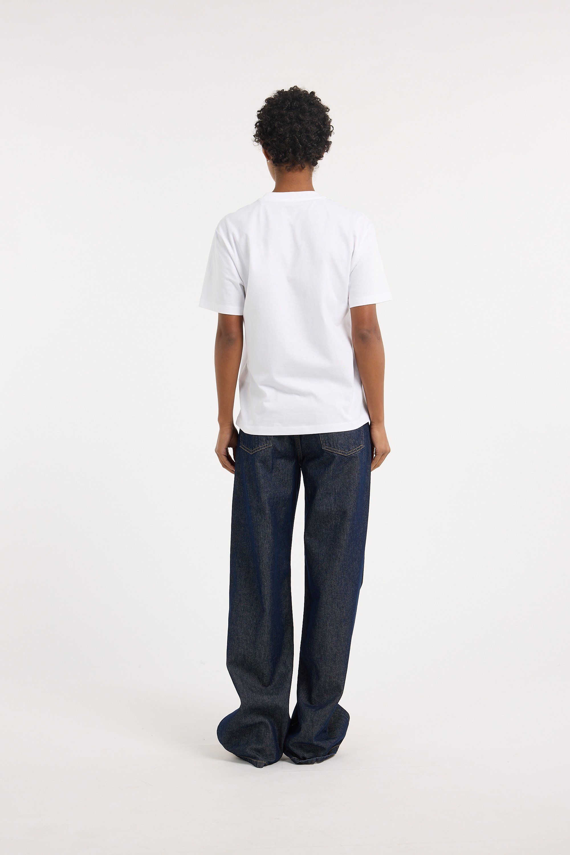 Regular-fit round-neck cotton T-shirt | White CARHARTT WIP Women