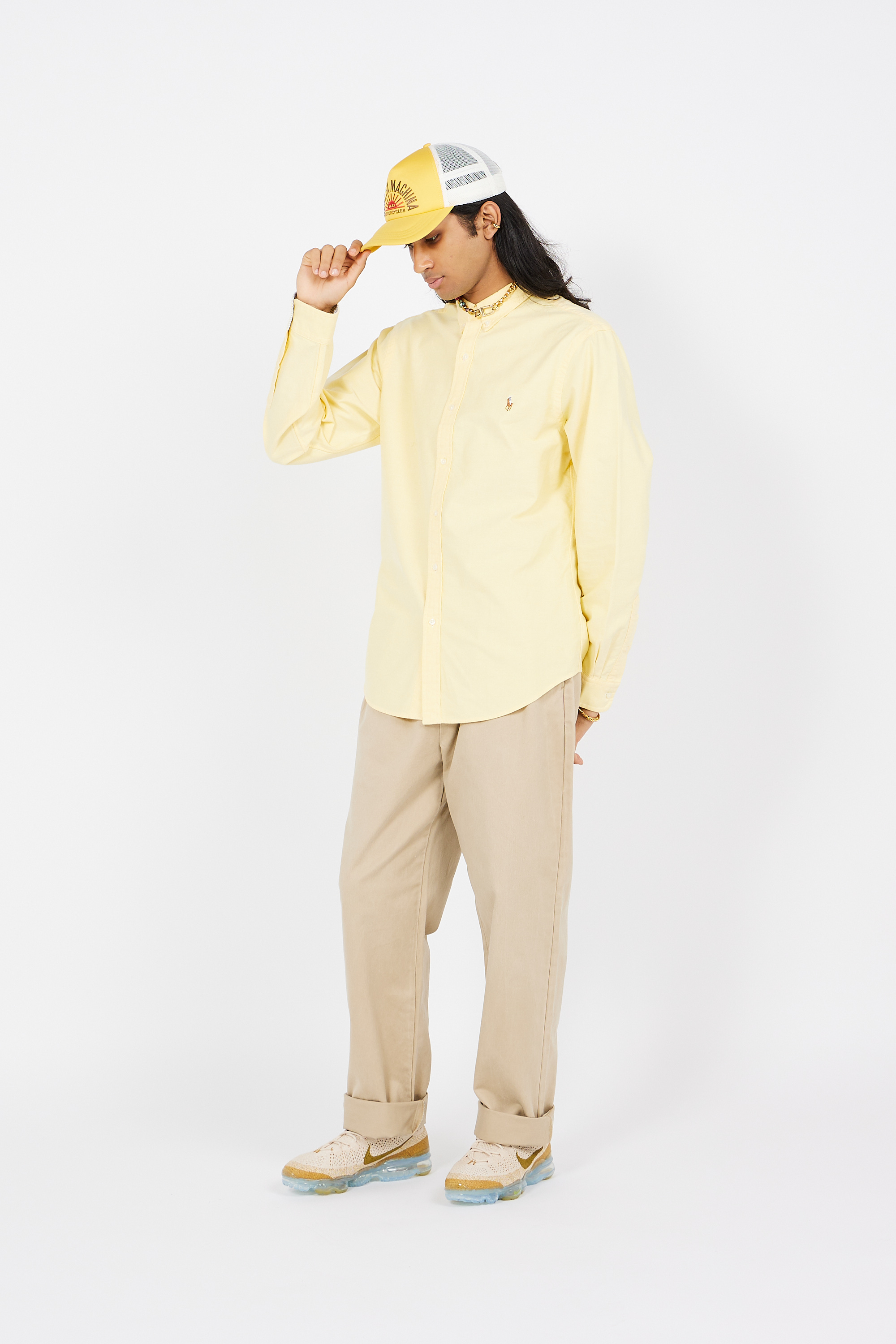 Straight leg pants Beige