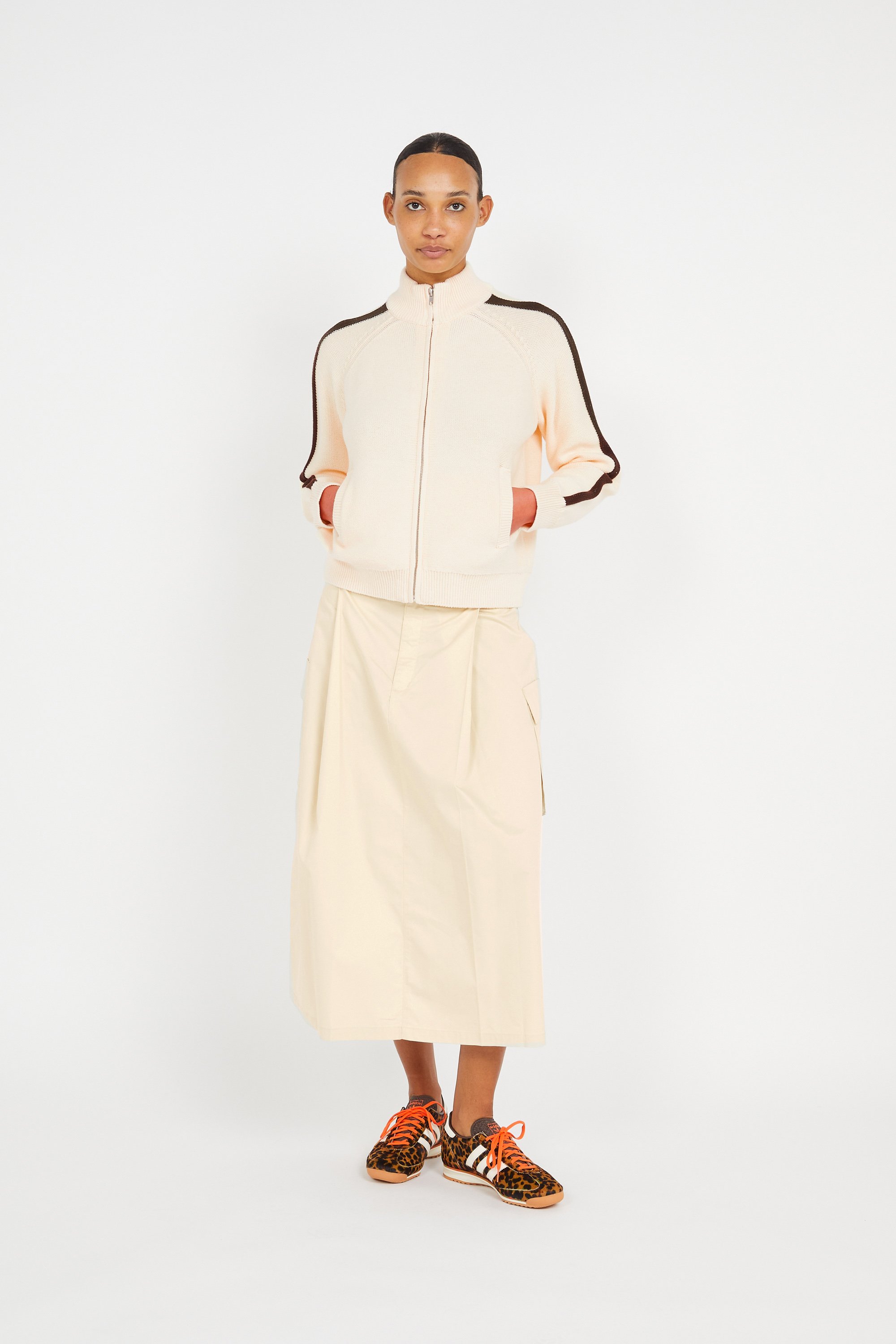 Cardigan OBEY Beige
