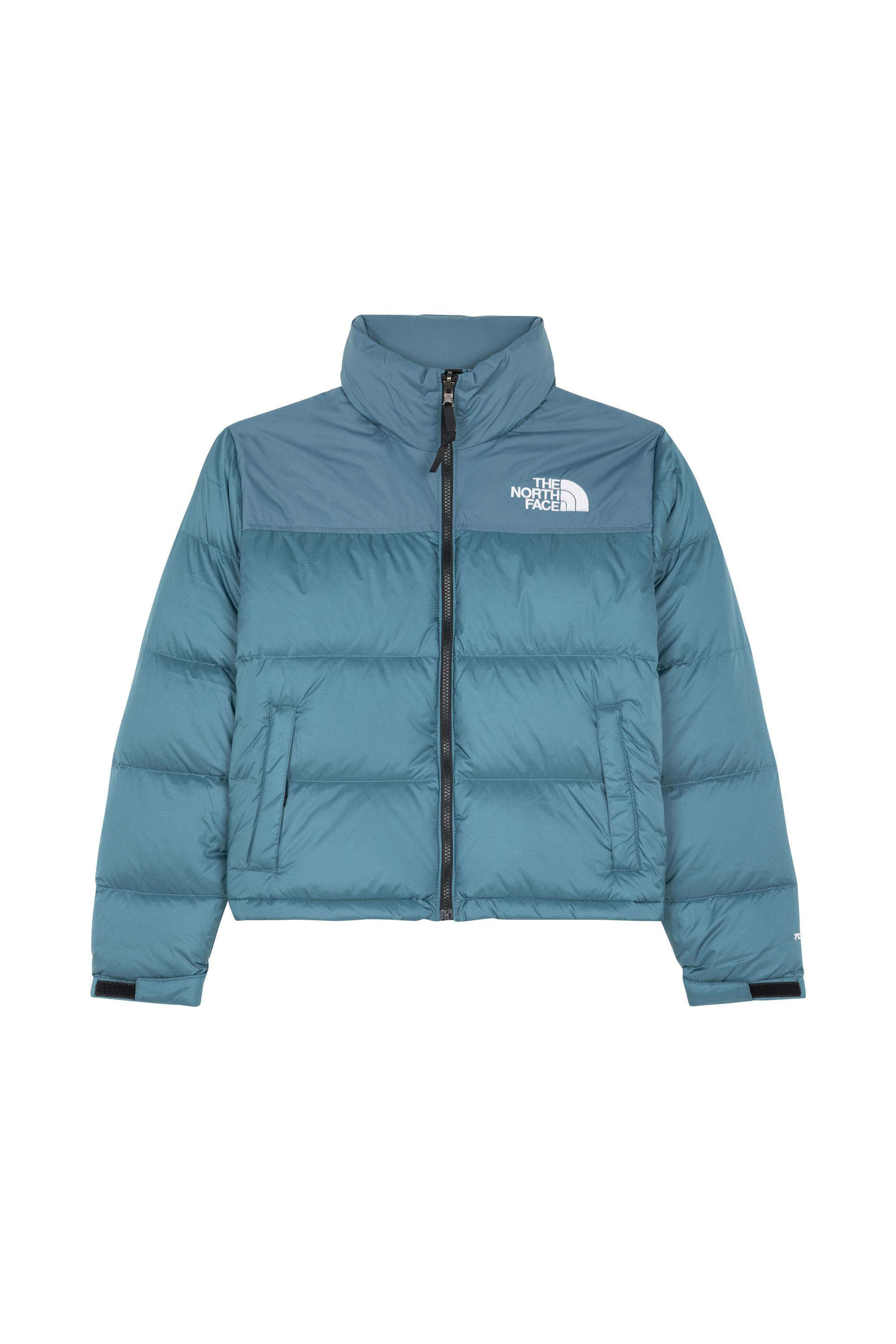 Lightweight quilted padded jacket with high neck Blue