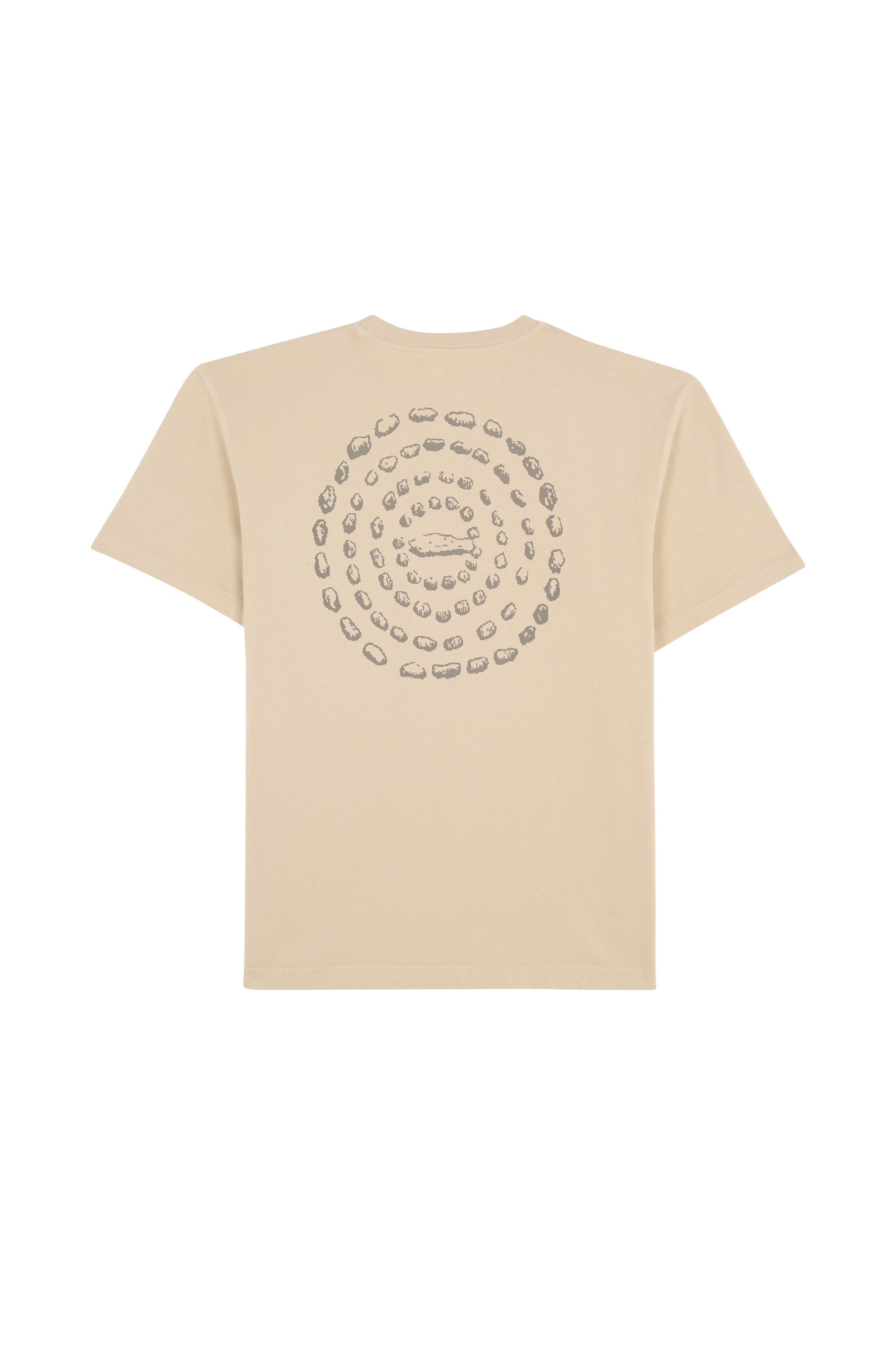 Regular-fit round-neck cotton T-shirt KA_YO_Prototype Beige