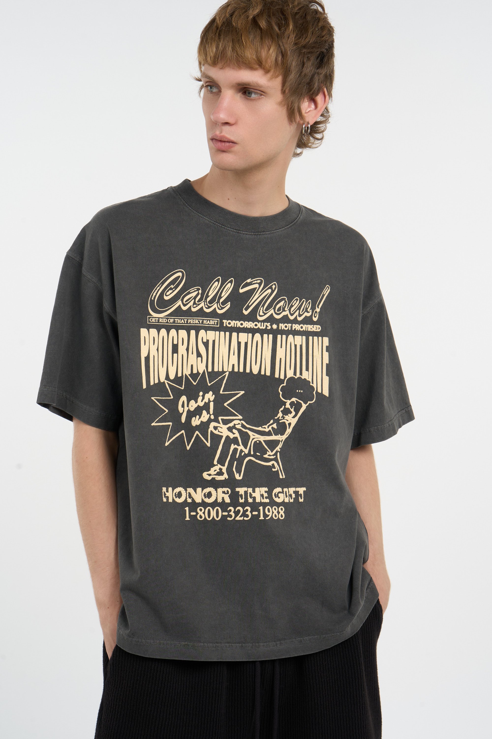 T-shirt | Noir HONOR THE GIFT Homme