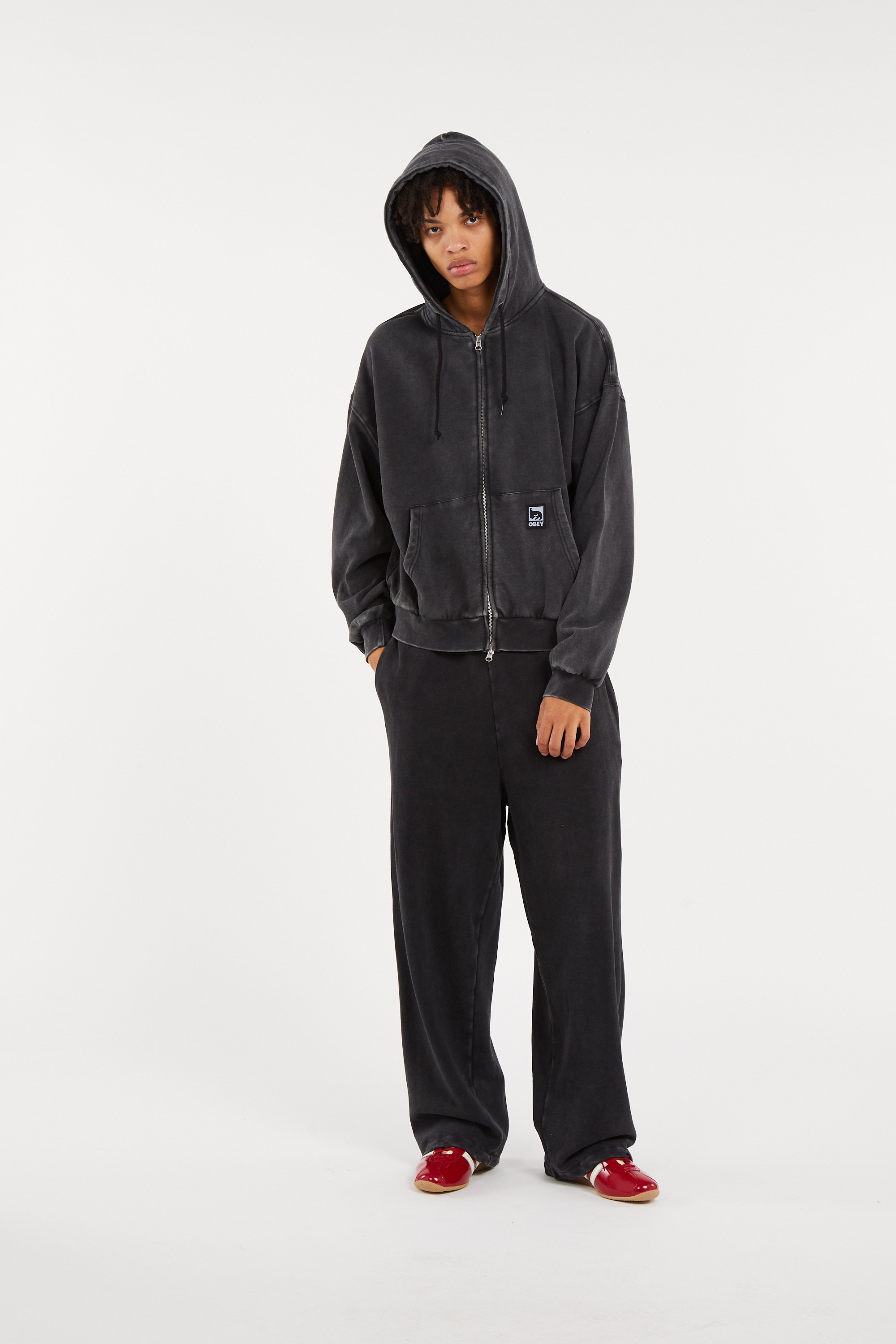 Tommy badge sweatshirt OBEY Black