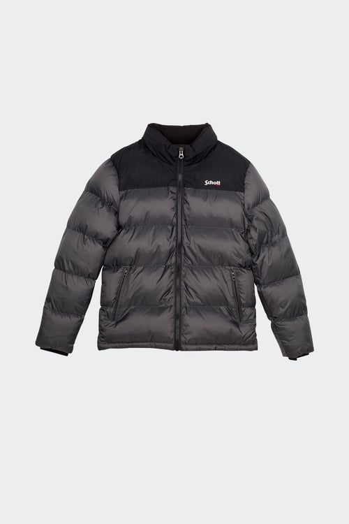 SCHOTT Doudoune  Gris