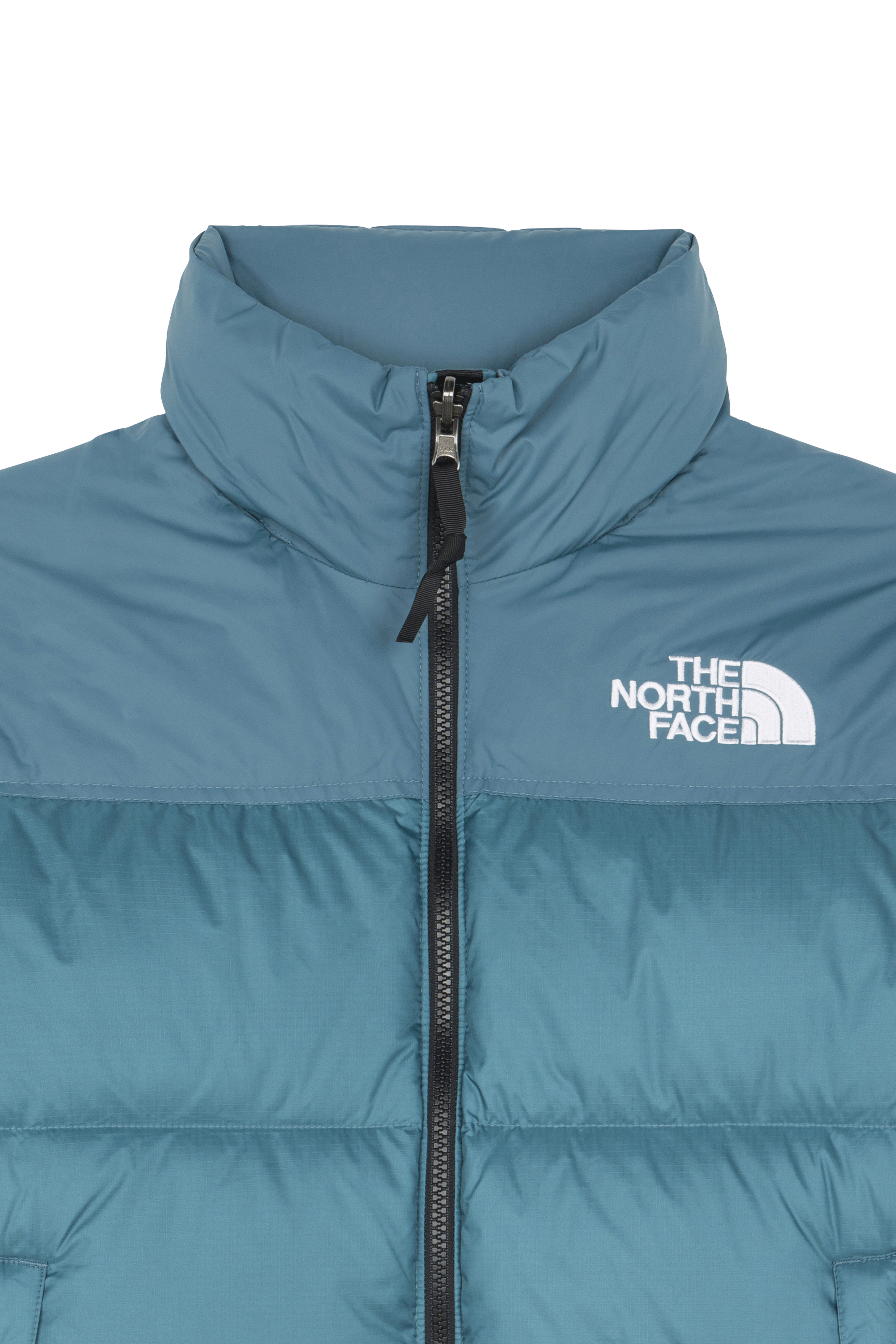 Lightweight quilted padded jacket with high neck Blue