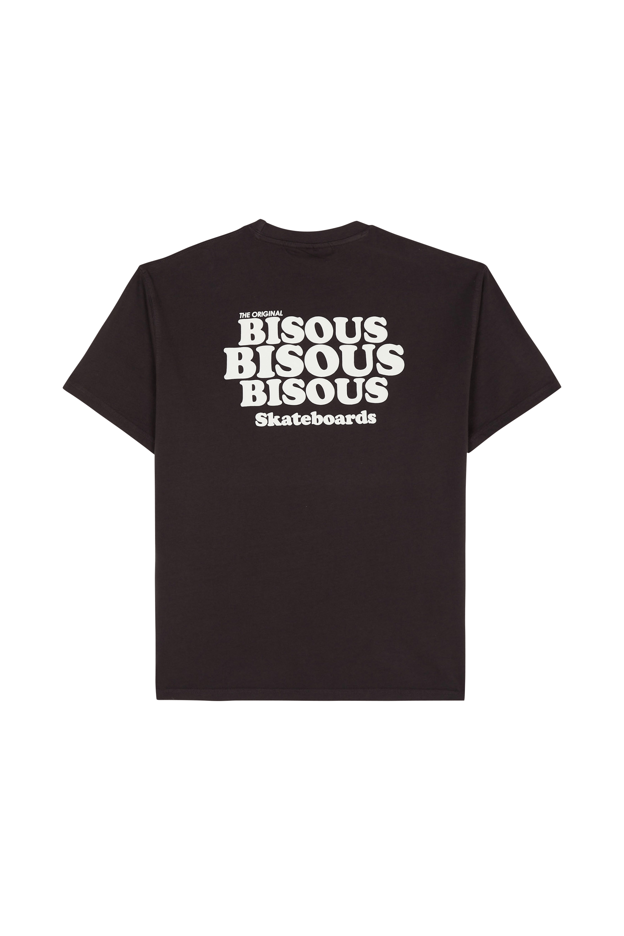 T-shirt BISOUS SKATEBOARDS Gris