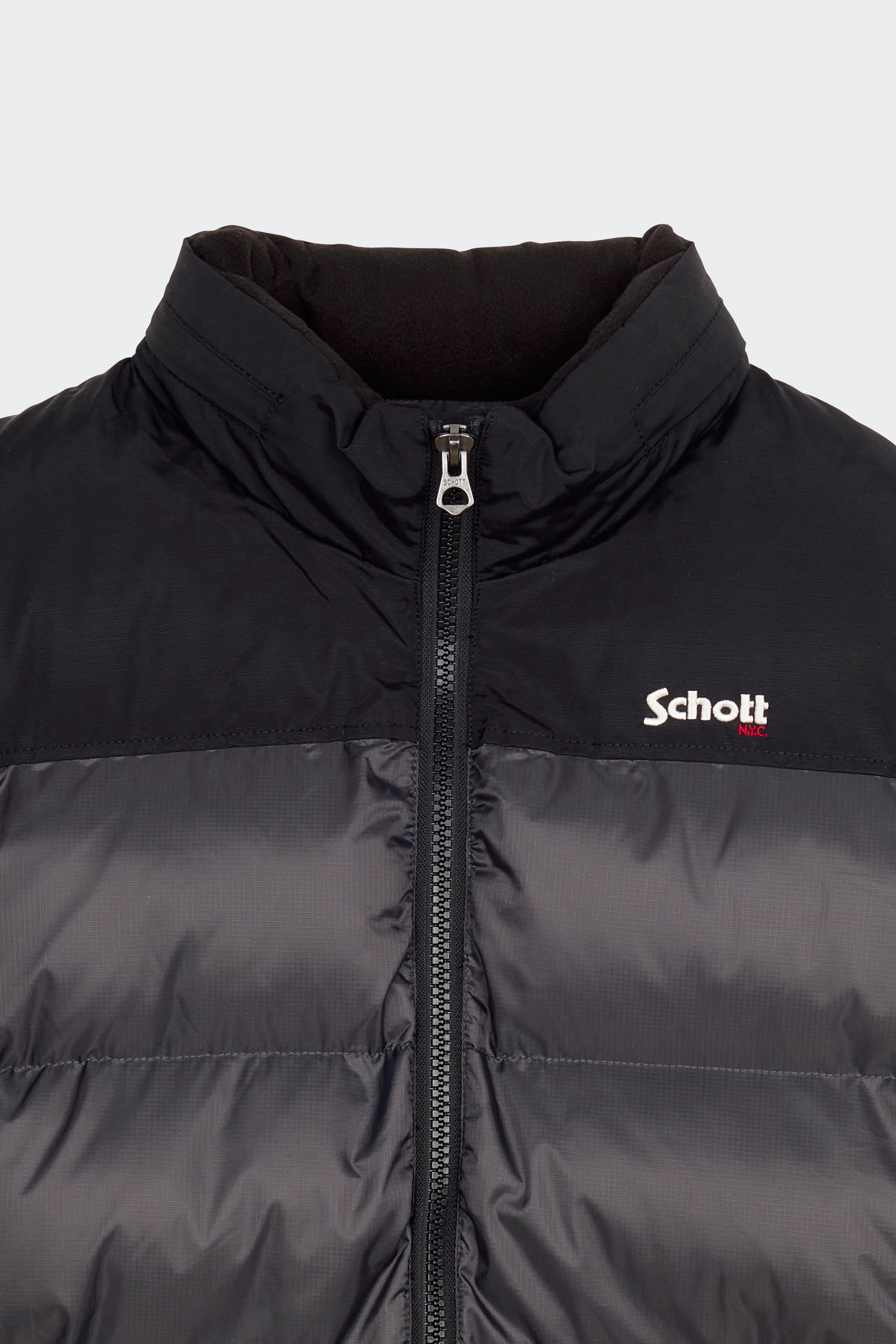 Puffer Jacket | Grey by SCHOTT Puffer Jacket Grey