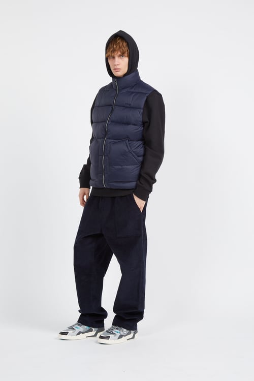 SCHOTT puffer coat Blue