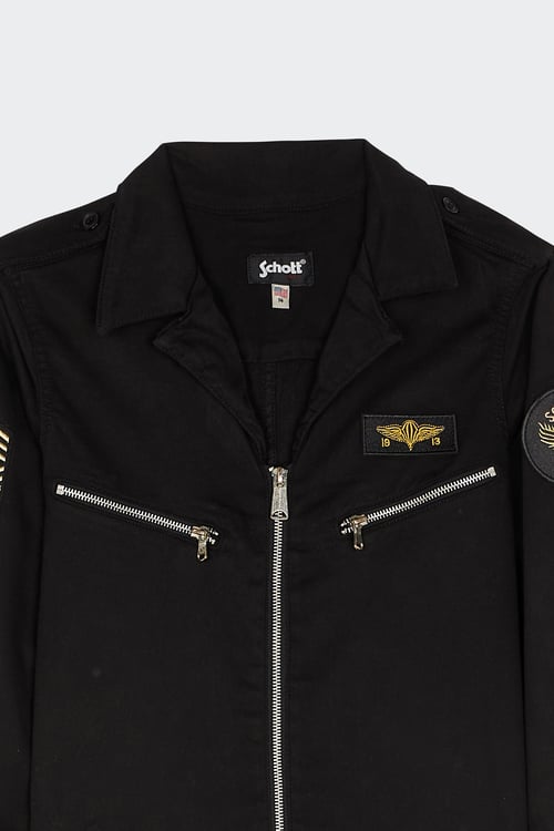 SCHOTT Combinaison Noir