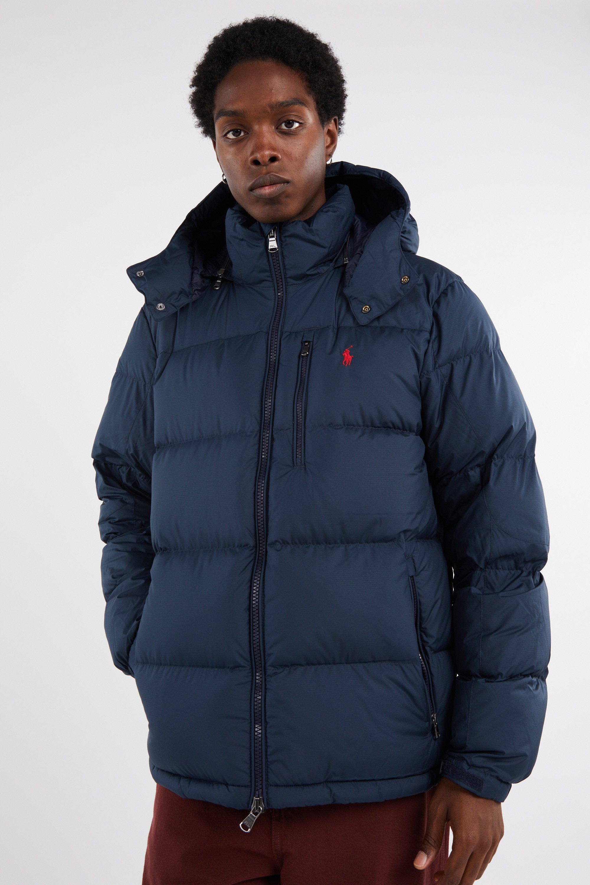 Lightweight quilted padded jacket with high neck | Blue POLO RALPH LAUREN Men